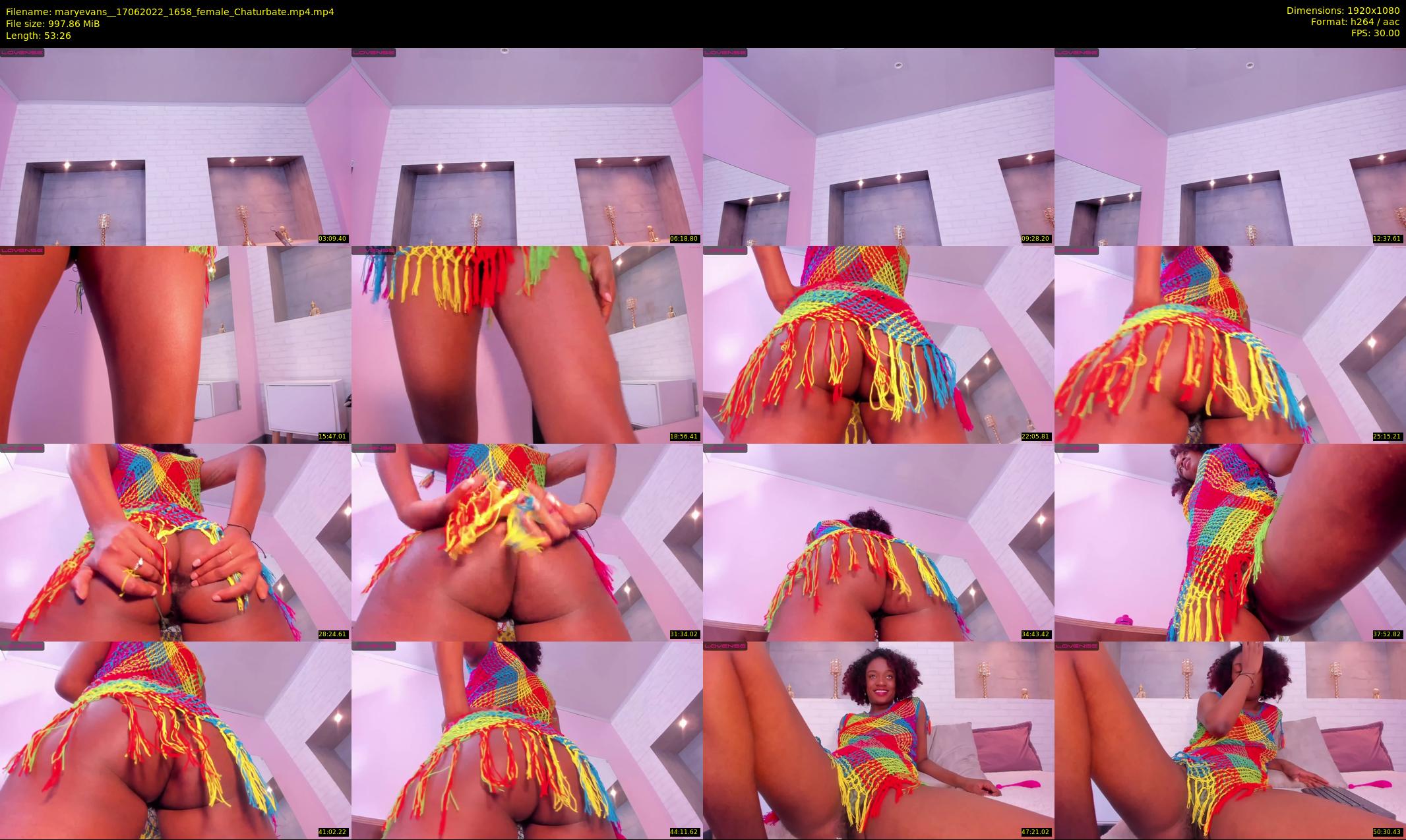 maryevans_ — 54 minute Chaturbate female cam show recording, 1080p, Jun 17, 2022