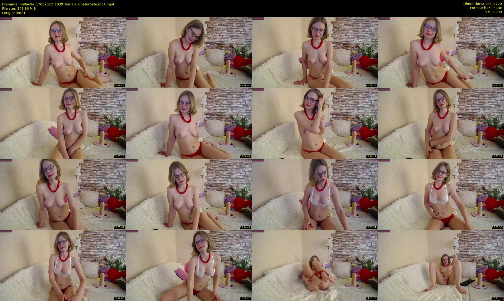 milfaolla — 40 minute Chaturbate female cam show recording, 720p, Jun 17, 2022