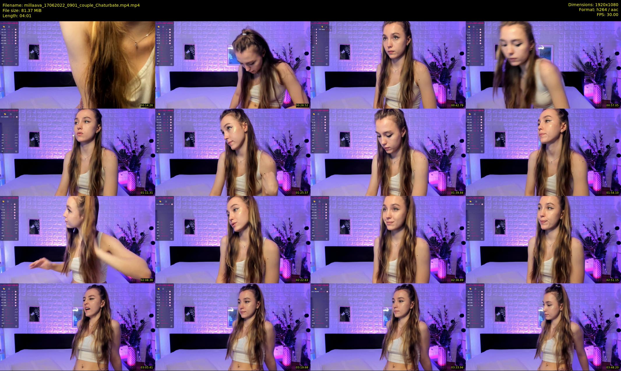 millaava — 5 minute Chaturbate female cam show recording, 1080p, Jun 17, 2022