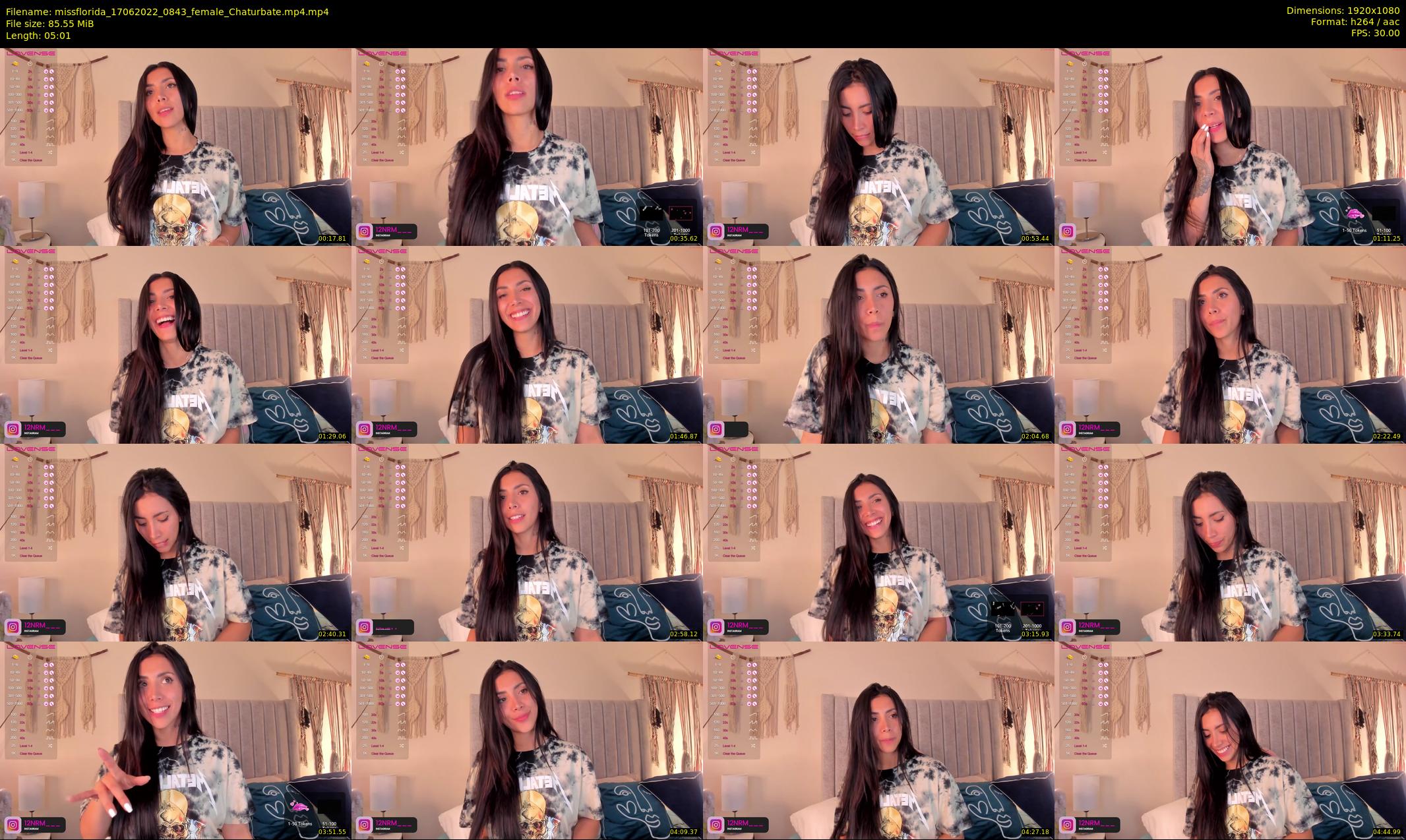 missflorida — 6 minute Chaturbate female cam show recording, 1080p, Jun 17, 2022