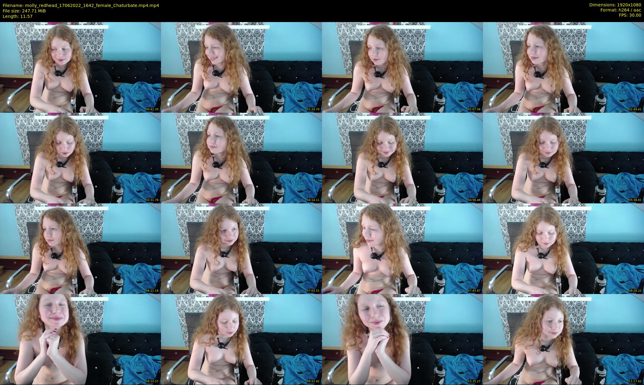 molly_redhead — 12 minute Chaturbate female cam show recording, 1080p, Jun 17, 2022