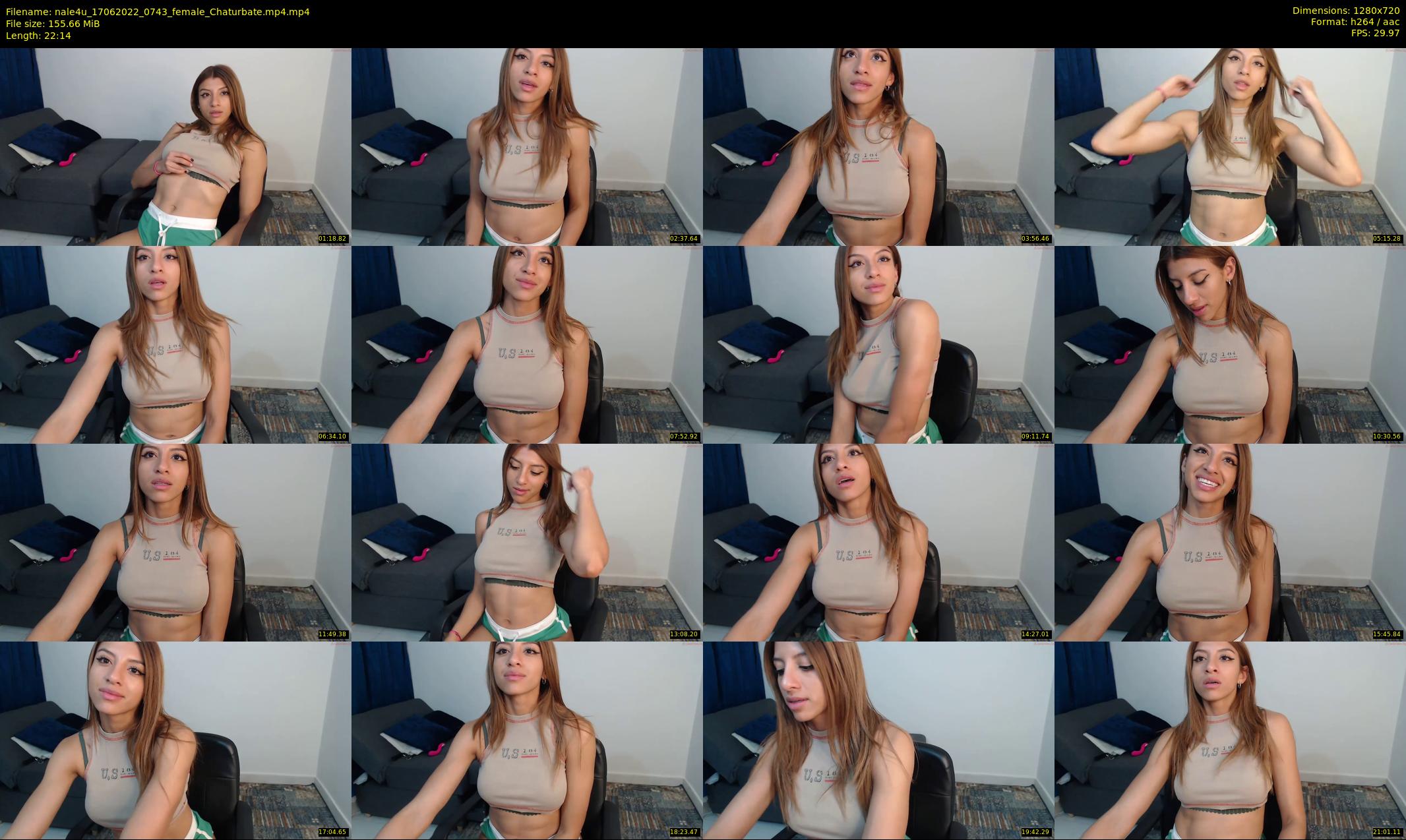 nale4u — 23 minute Chaturbate female cam show recording, 720p, Jun 17, 2022