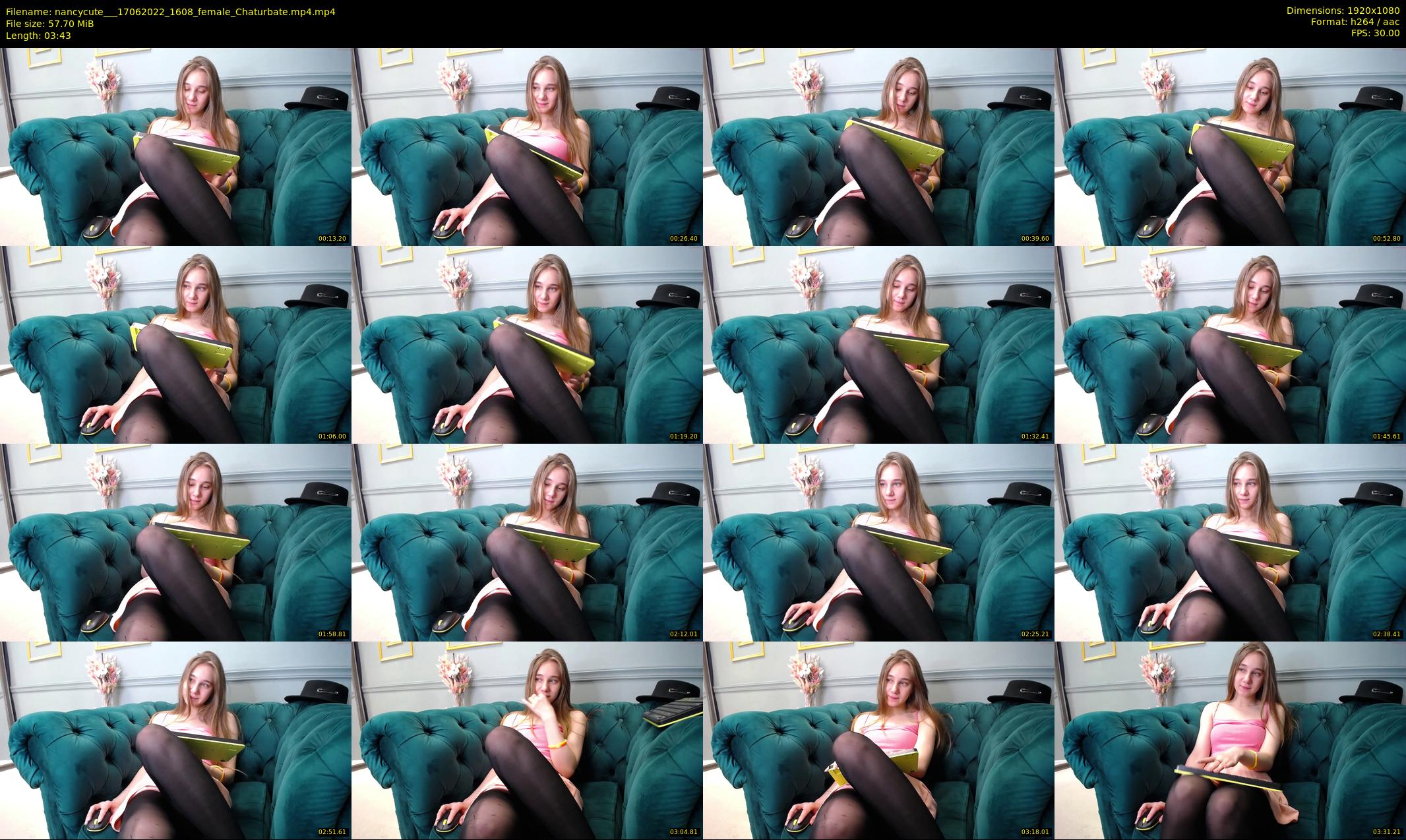 nancycute__ — 4 minute Chaturbate female cam show recording, 1080p, Jun 17, 2022