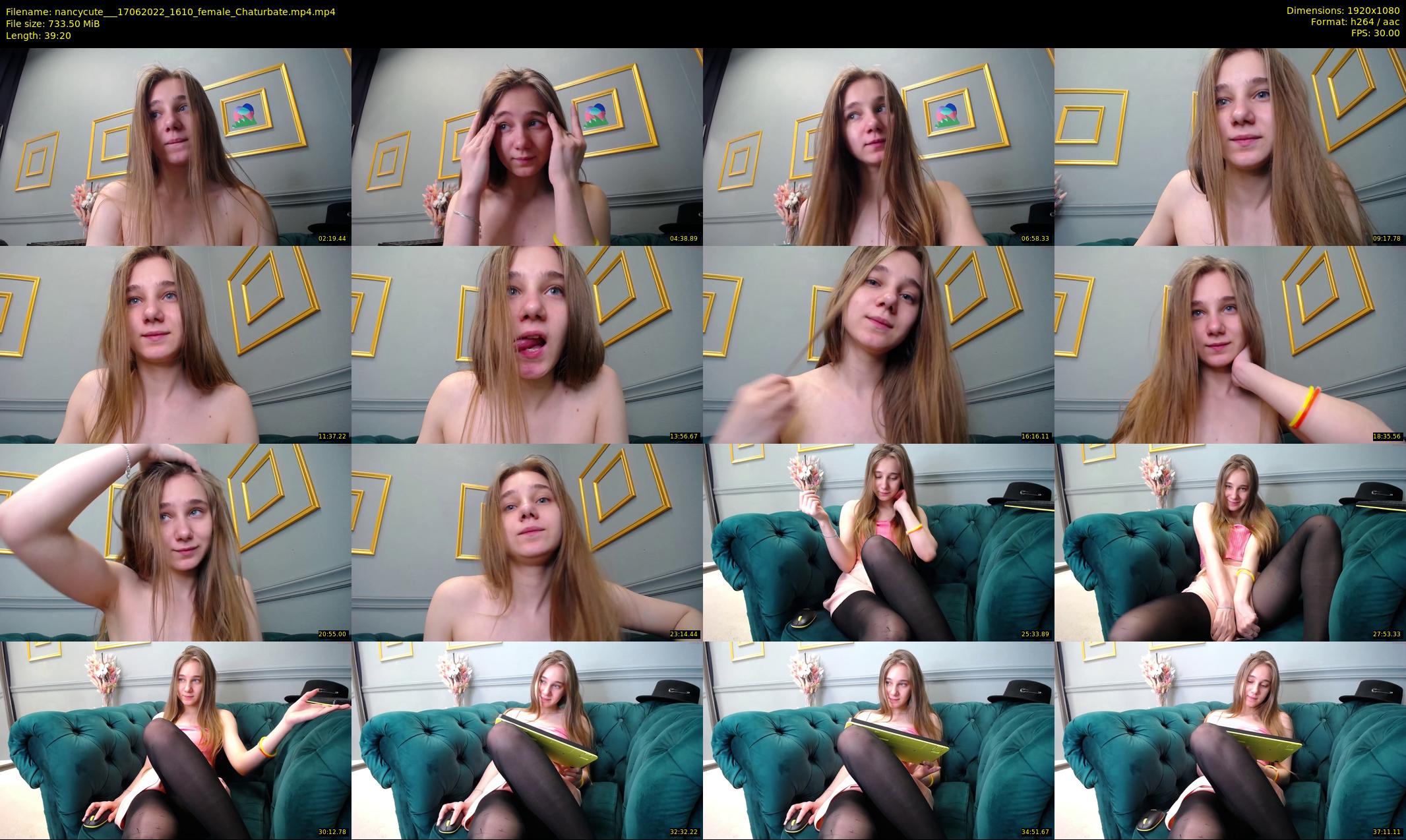 nancycute__ — 40 minute Chaturbate female cam show recording, 1080p, Jun 17, 2022