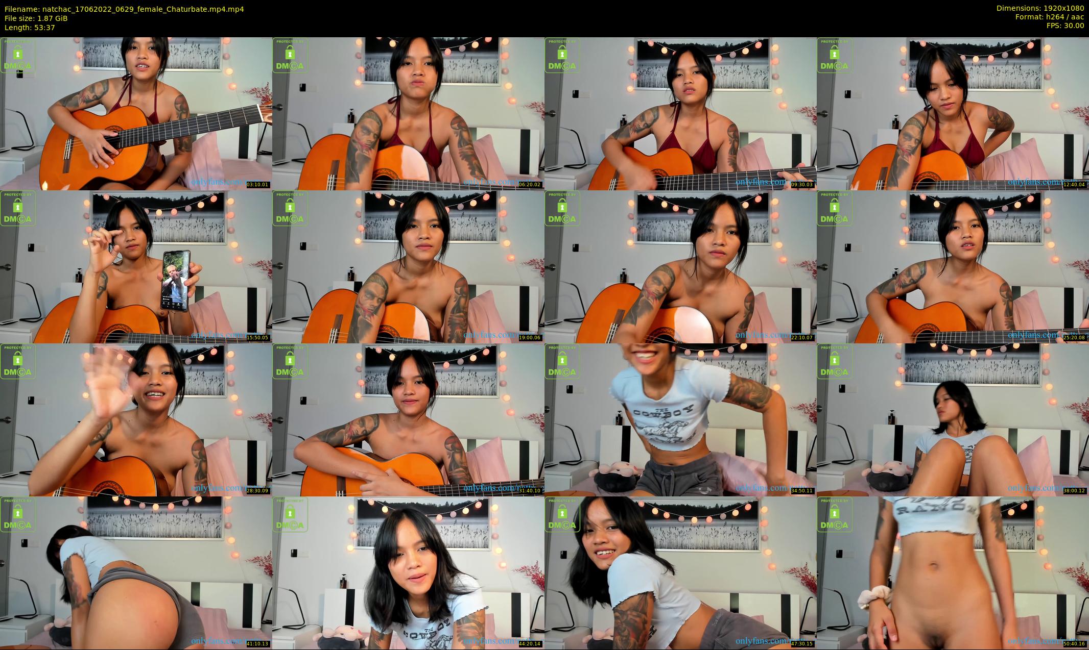 natchac — 54 minute Chaturbate female cam show recording, 1080p, Jun 17, 2022