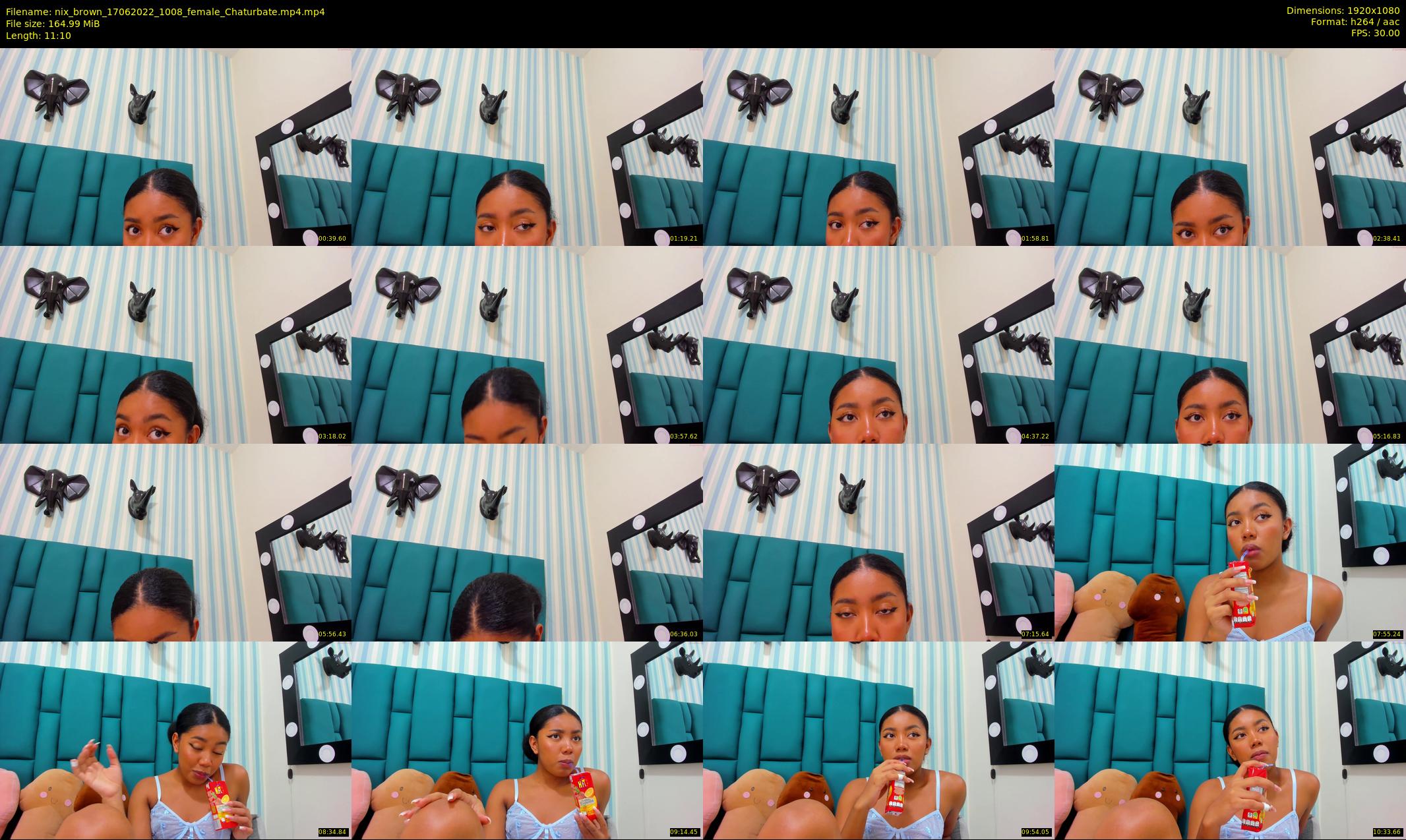 nix_brown — 12 minute Chaturbate female cam show recording, 1080p, Jun 17, 2022