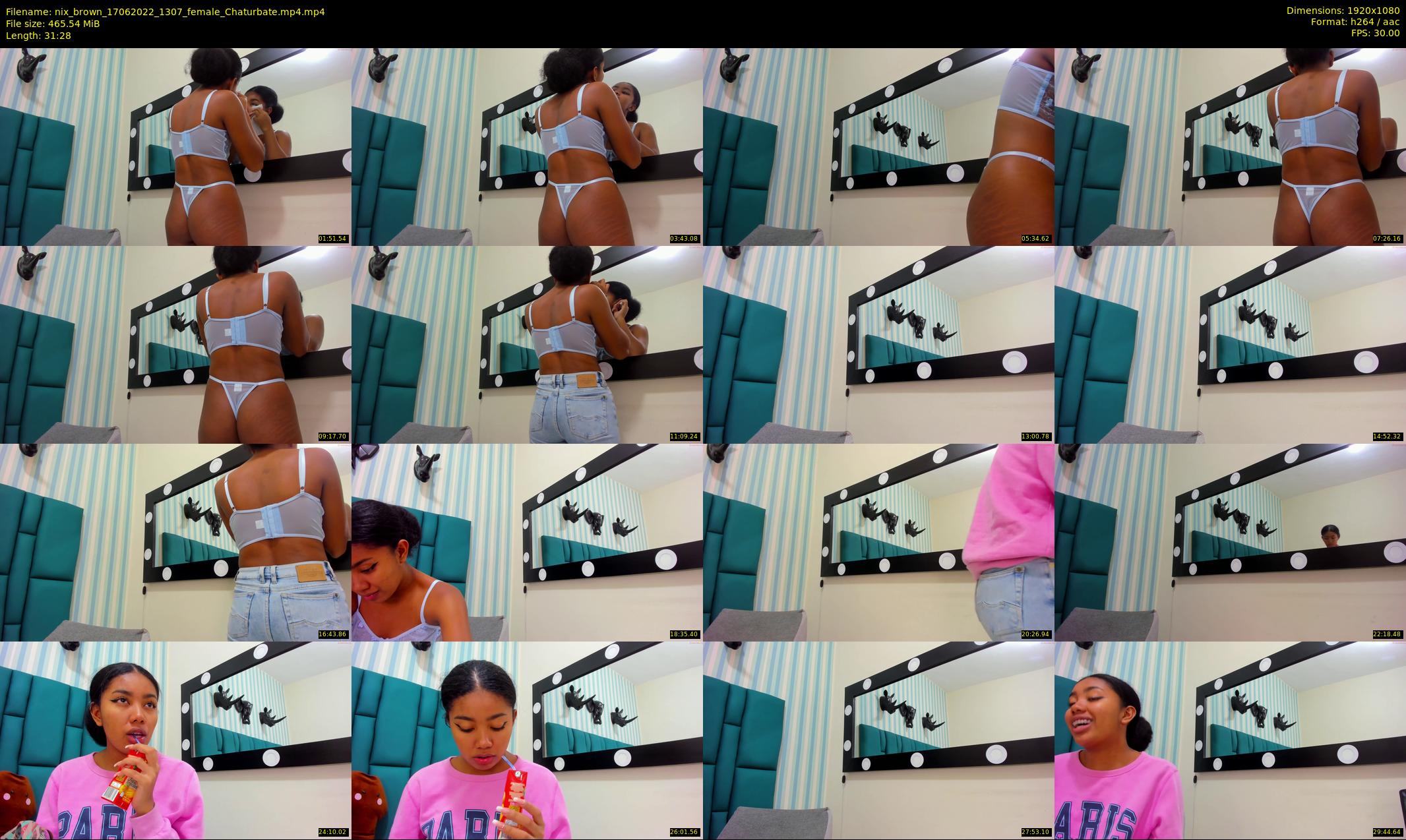 nix_brown — 32 minute Chaturbate female cam show recording, 1080p, Jun 17, 2022