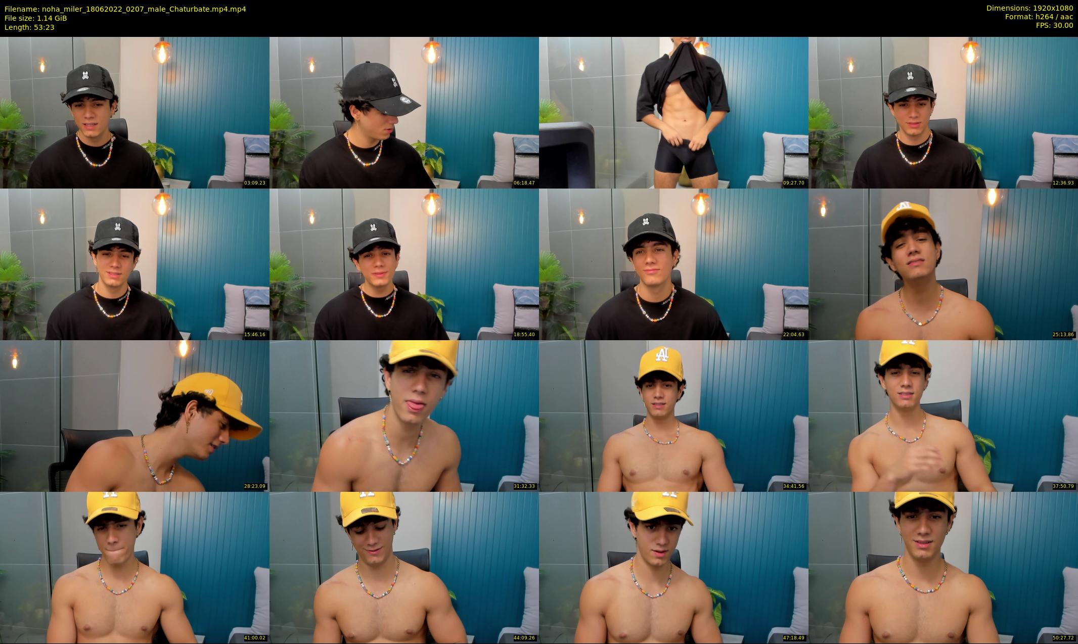 noha_miler — 54 minute Chaturbate male cam show recording, 1080p, Jun 18, 2022