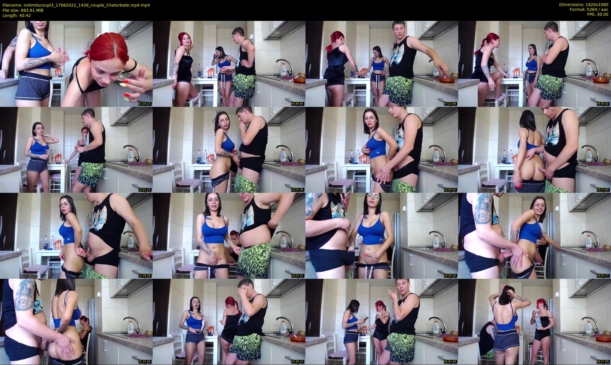 nolimitscoupl3 — 41 minute Chaturbate couple cam show recording, 1080p, Jun 17, 2022