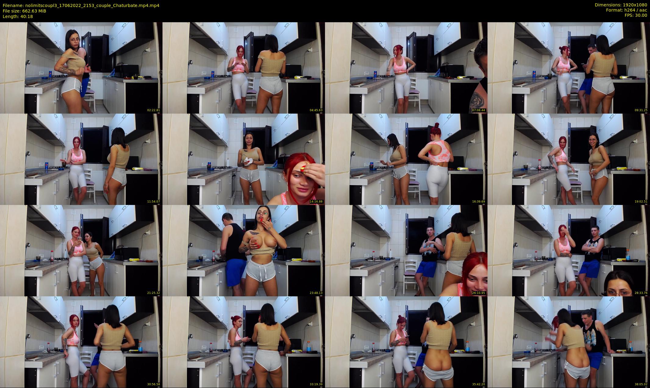 nolimitscoupl3 — 41 minute Chaturbate couple cam show recording, 1080p, Jun 17, 2022
