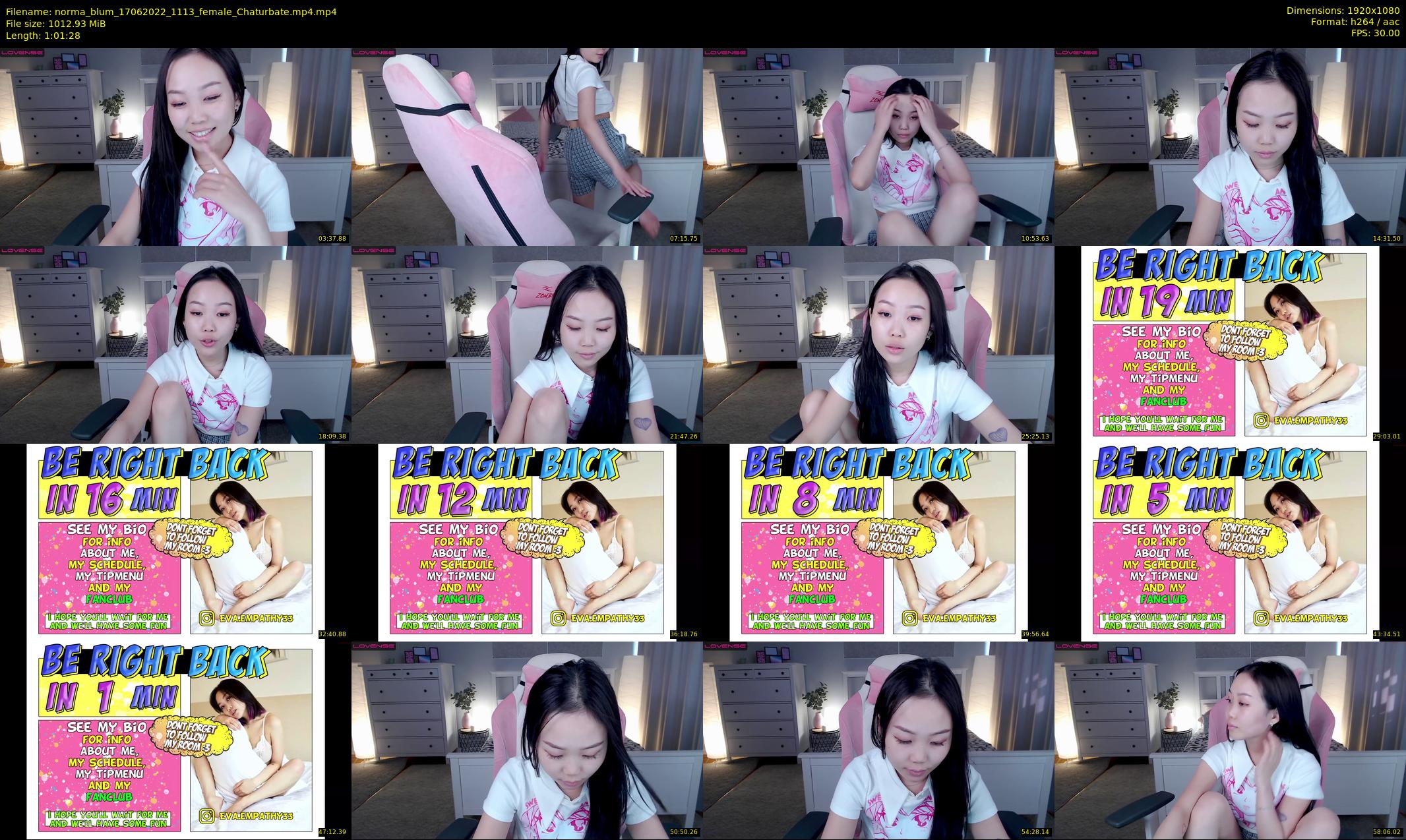 norma_blum — 62 minute Chaturbate female cam show recording, 1080p, Jun 17, 2022