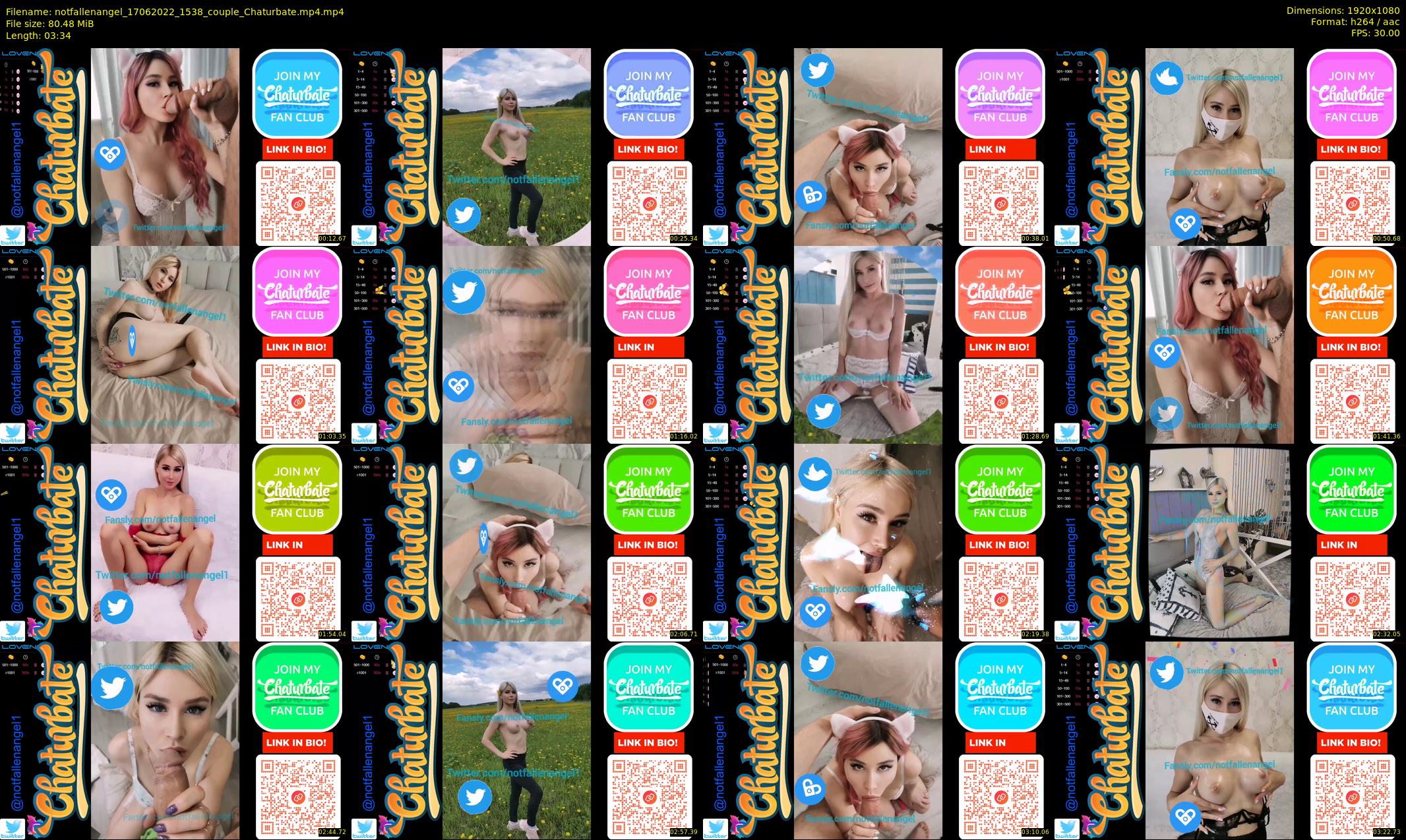 notfallenangel — 4 minute Chaturbate couple cam show recording, 1080p, Jun 17, 2022