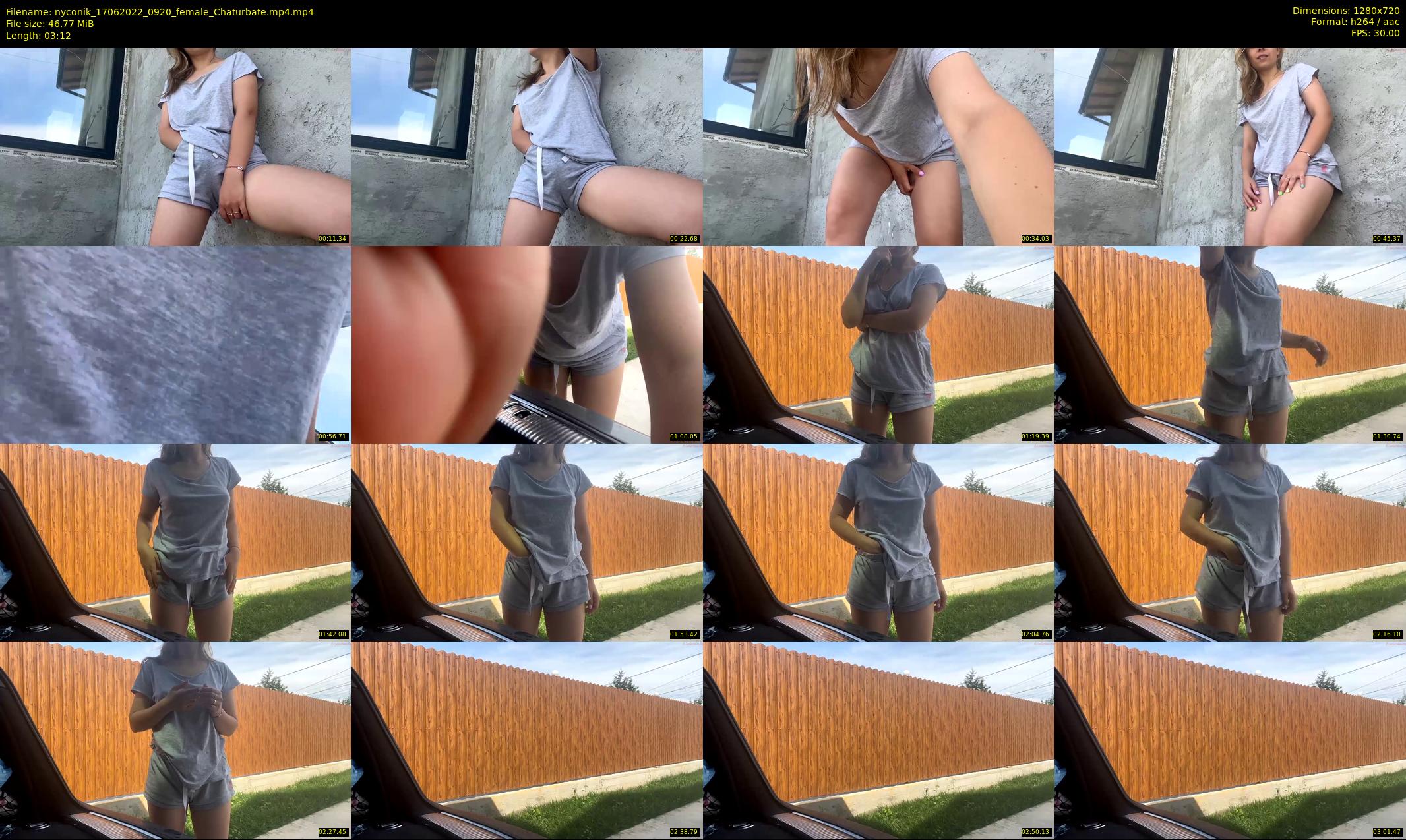 nyconik — 4 minute Chaturbate female cam show recording, 720p, Jun 17, 2022
