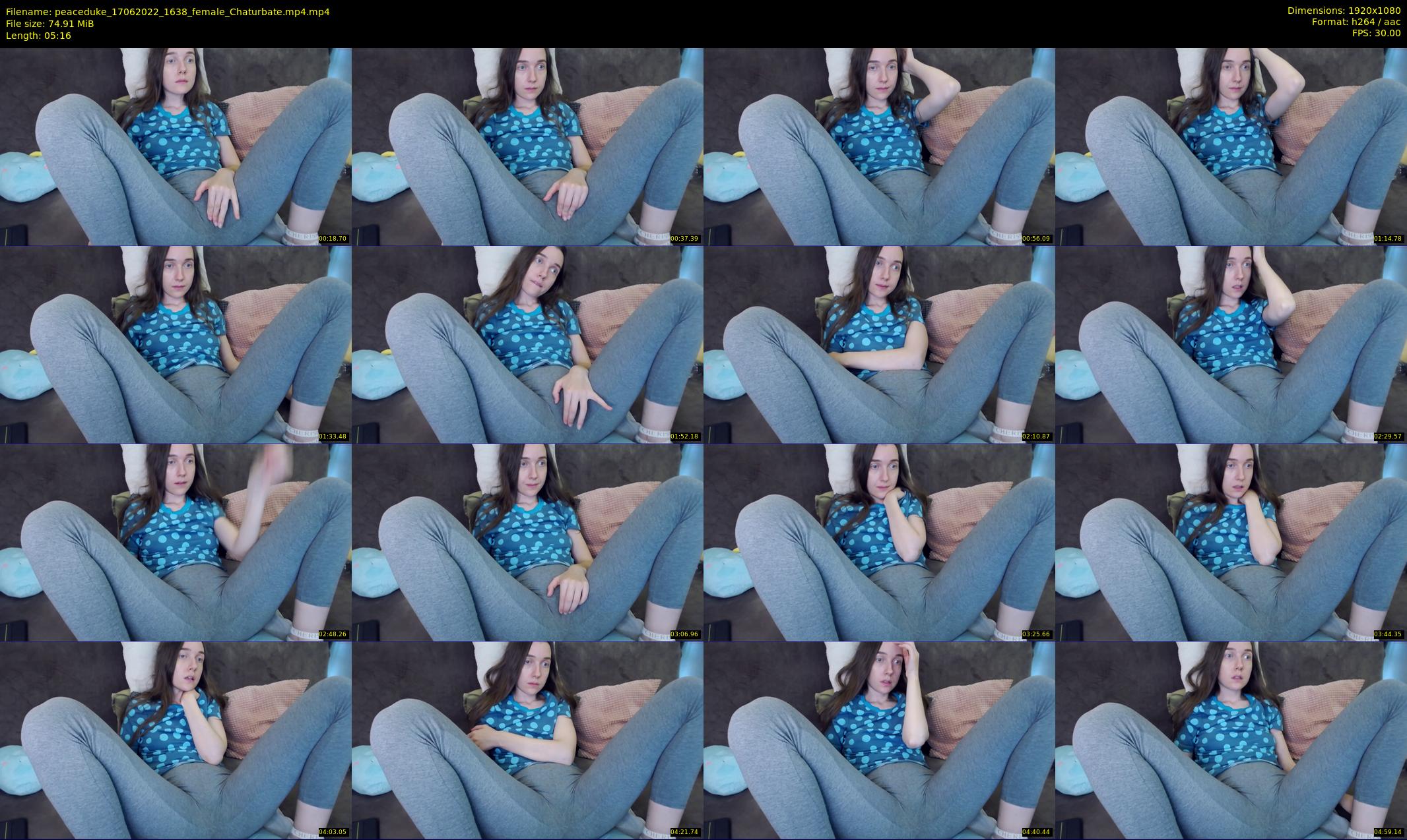 peaceduke — 6 minute Chaturbate female cam show recording, 1080p, Jun 17, 2022