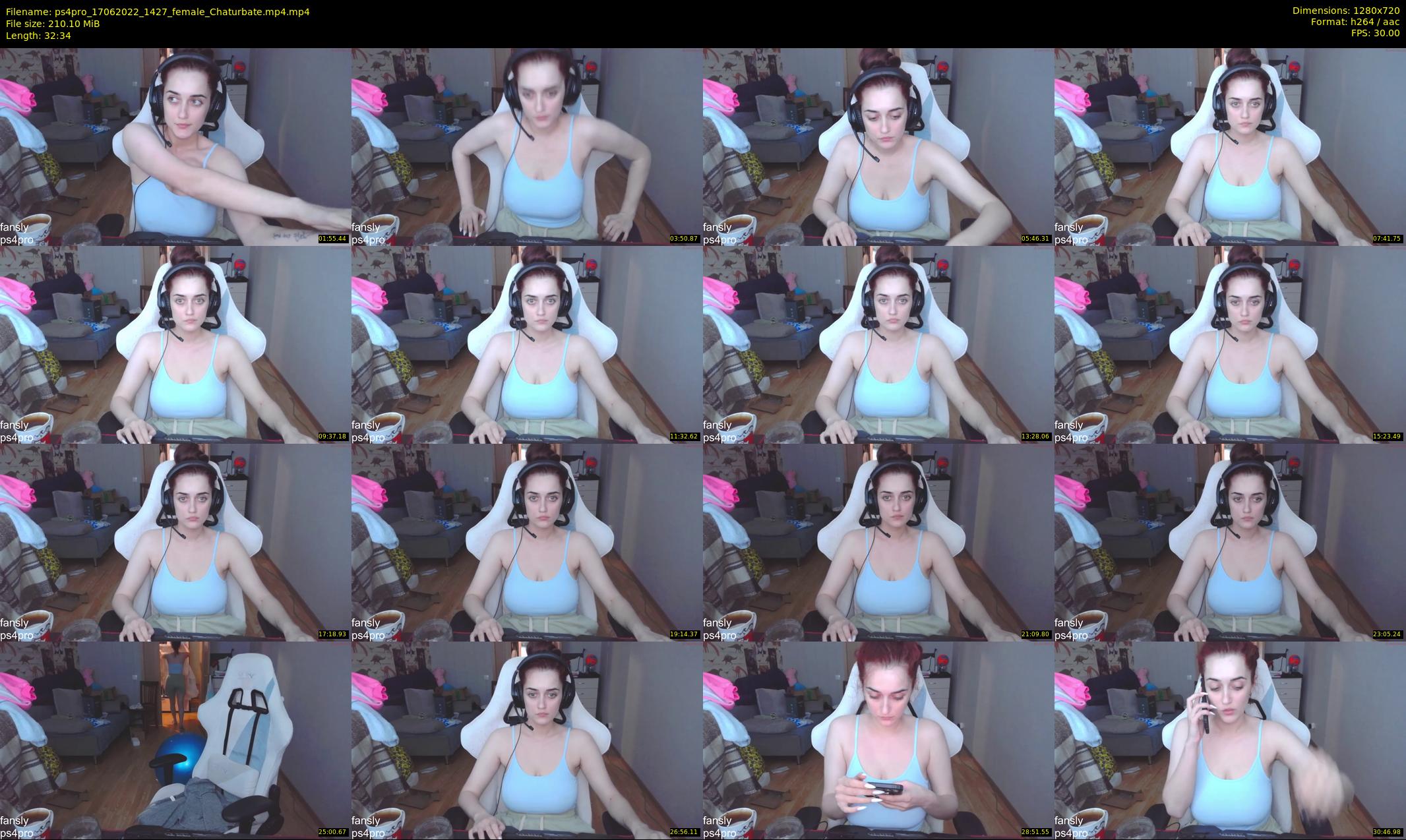 ps4pro — 33 minute Chaturbate female cam show recording, 720p, Jun 17, 2022