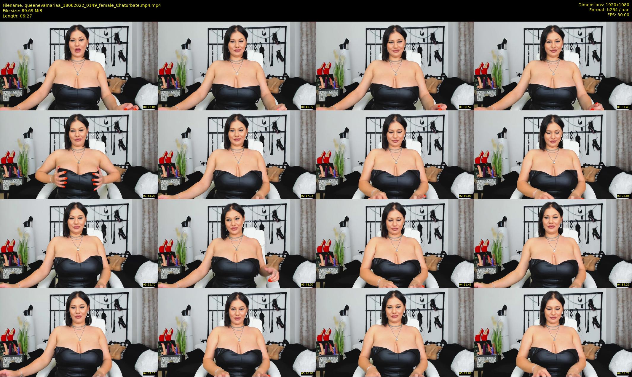 queenevamariaa — 7 minute Chaturbate female cam show recording, 1080p, Jun 18, 2022