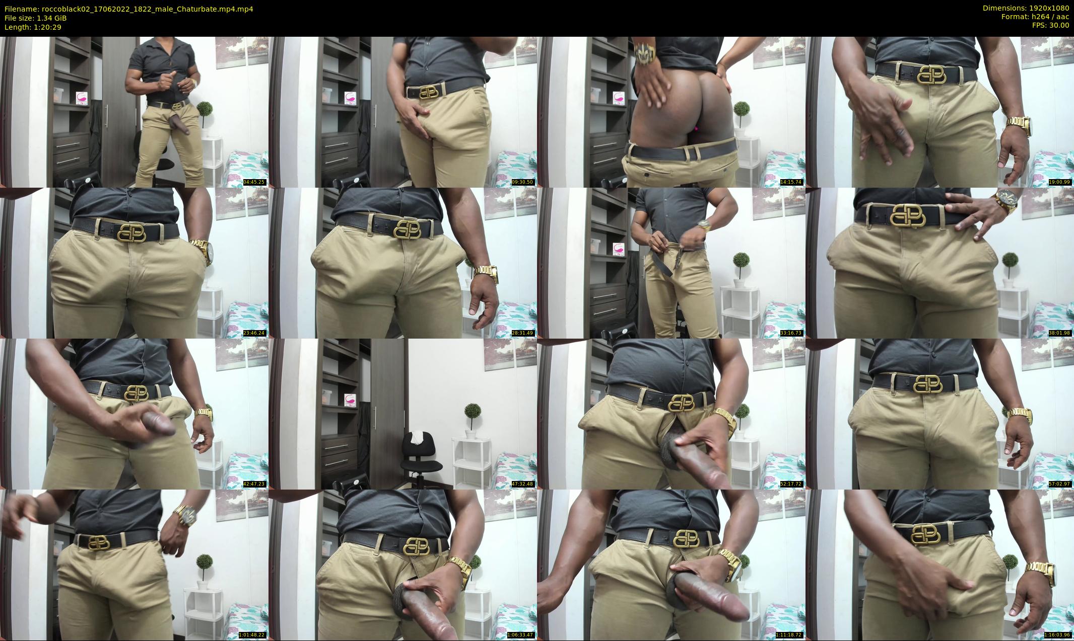 roccoblack02 — 81 minute Chaturbate male cam show recording, 1080p, Jun 17, 2022