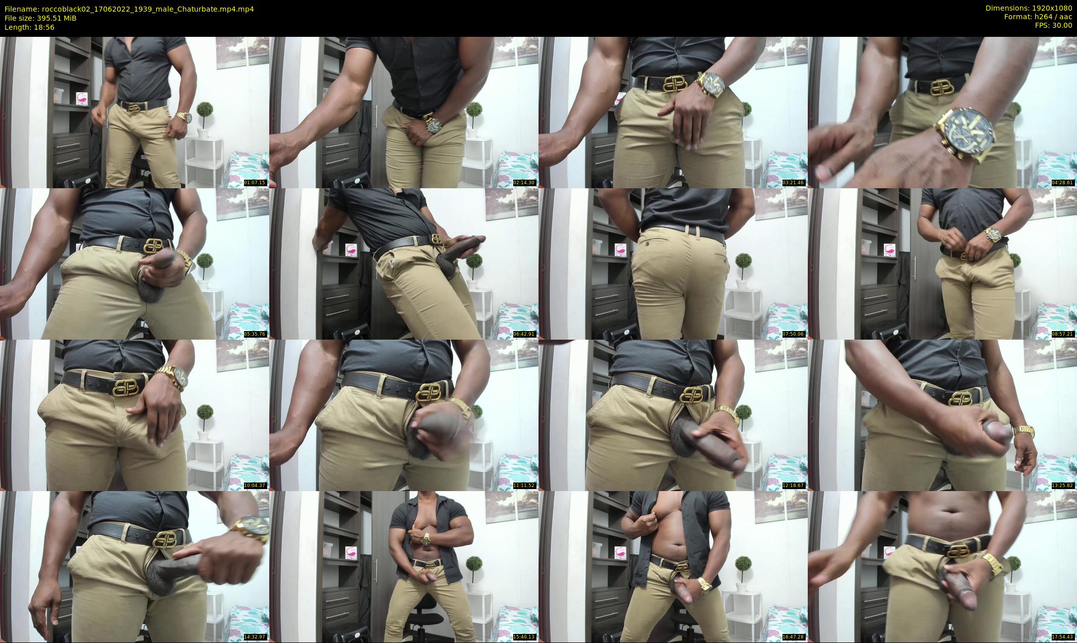 roccoblack02 — 19 minute Chaturbate male cam show recording, 1080p, Jun 17, 2022
