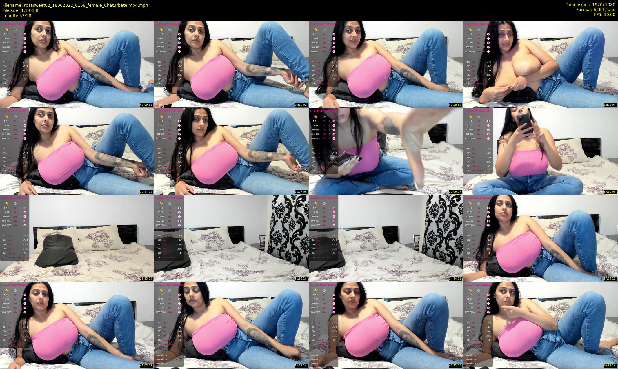 rosasweet02 — 54 minute Chaturbate female cam show recording, 1080p, Jun 18, 2022