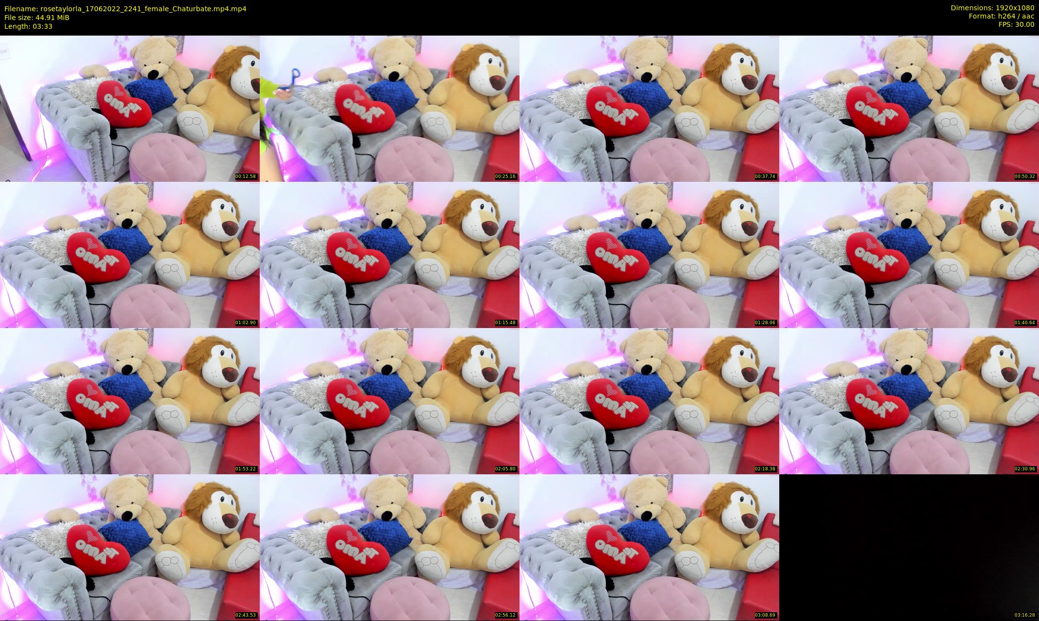 rosetaylorla — 4 minute Chaturbate female cam show recording, 1080p, Jun 17, 2022