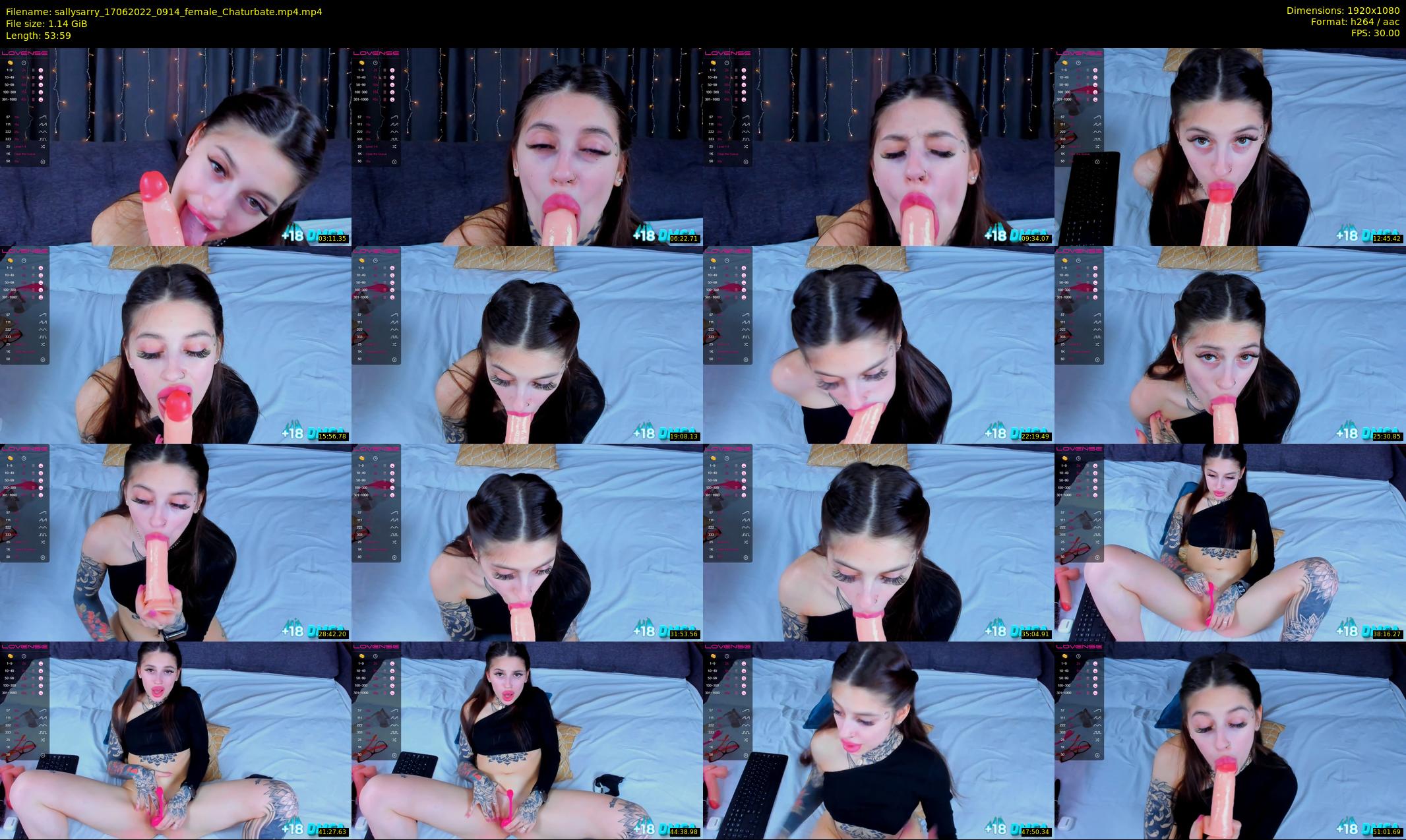 sallysarry — 54 minute Chaturbate couple cam show recording, 1080p, Jun 17, 2022