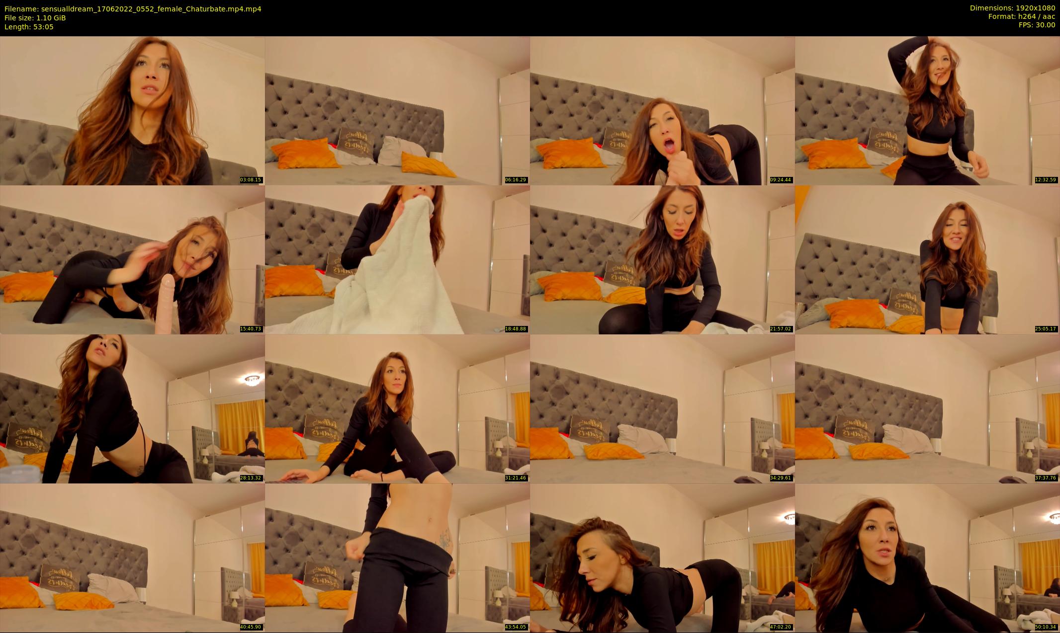 sensualldream — 54 minute Chaturbate female cam show recording, 1080p, Jun 17, 2022