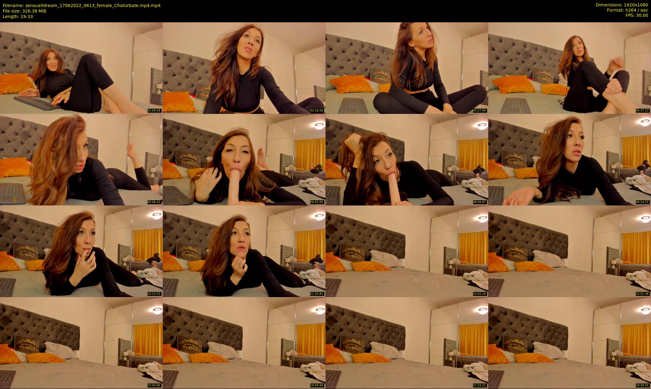 sensualldream — 20 minute Chaturbate female cam show recording, 1080p, Jun 17, 2022