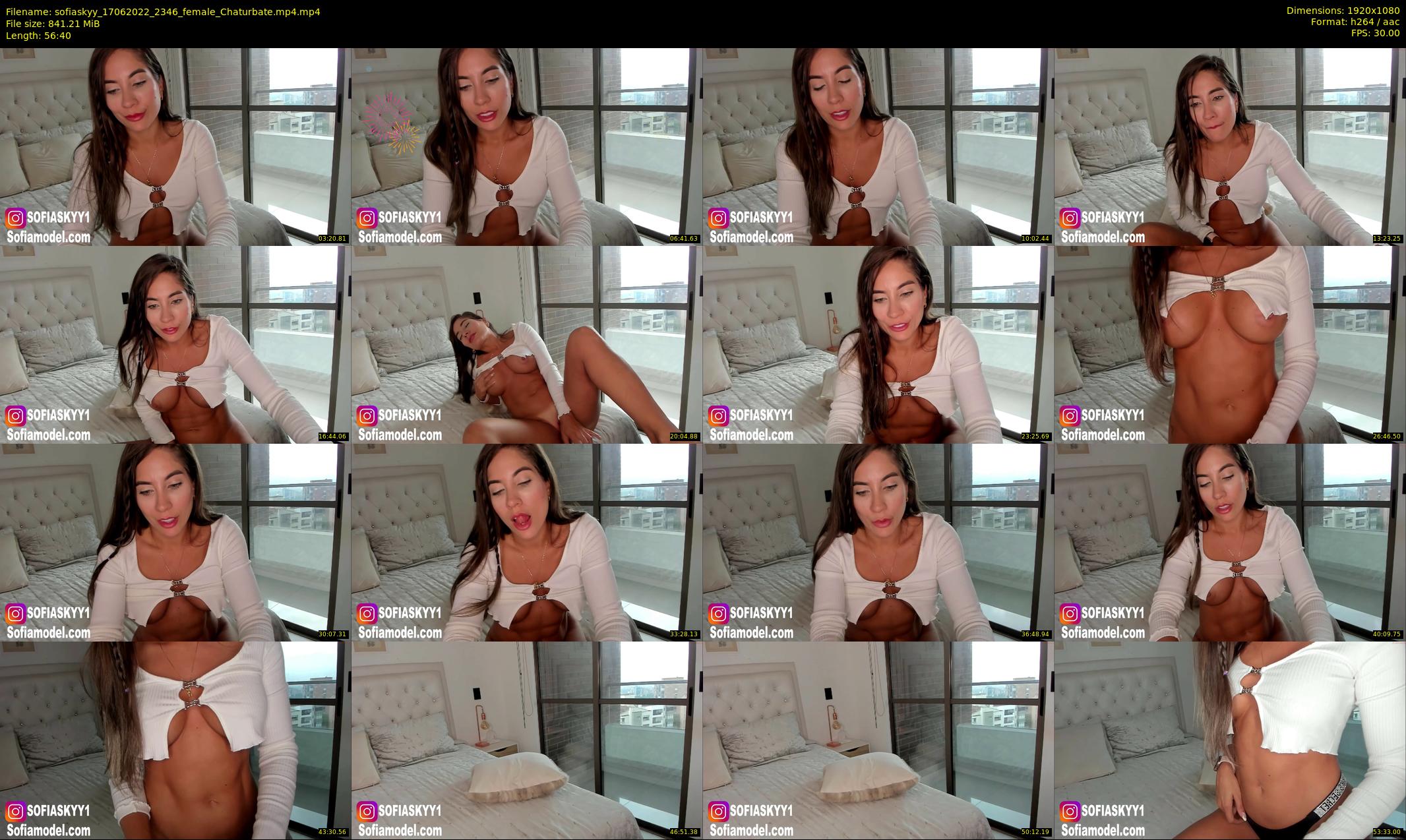sofiaskyy — 57 minute Chaturbate female cam show recording, 1080p, Jun 17, 2022