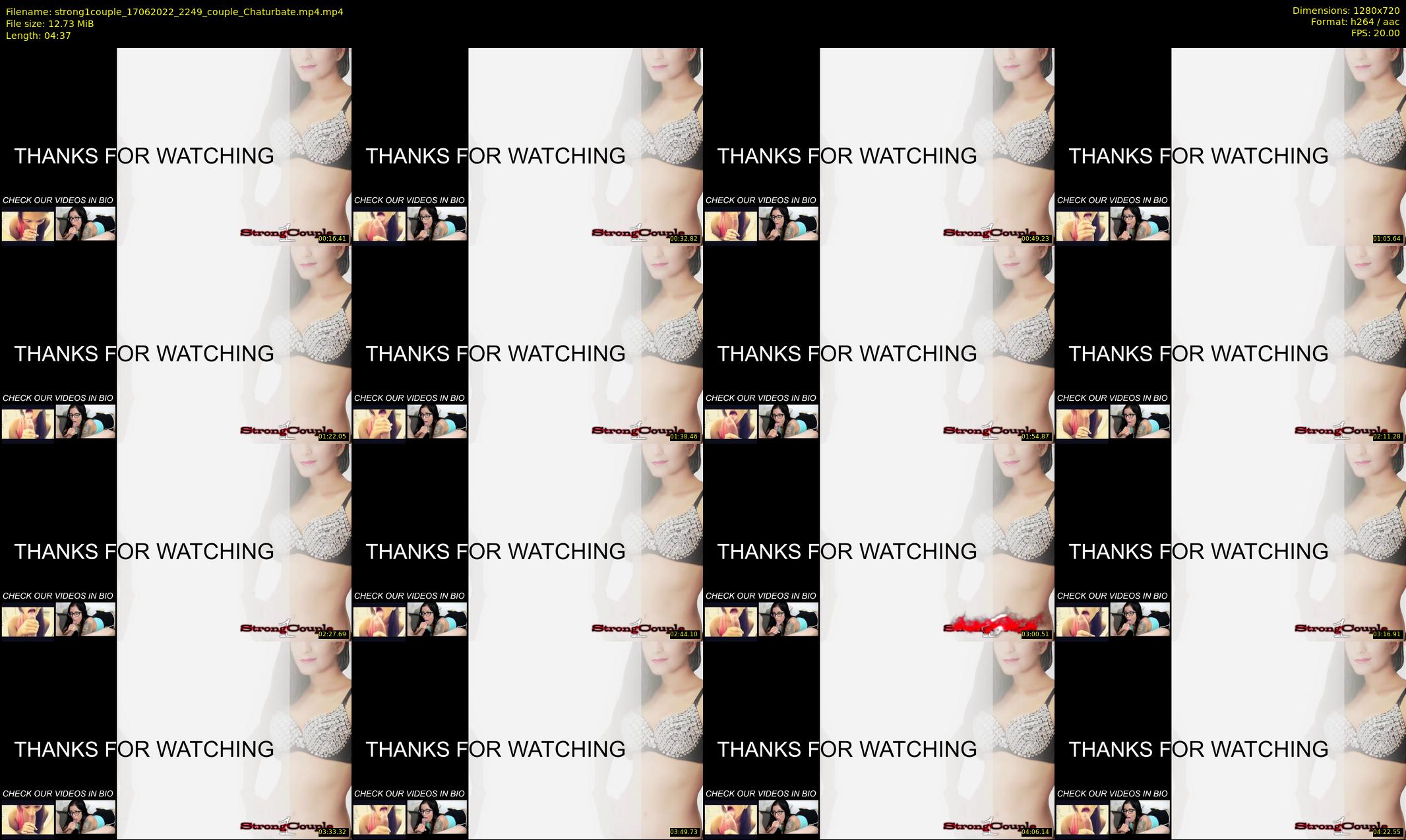 strong1couple — 5 minute Chaturbate couple cam show recording, 720p, Jun 17, 2022