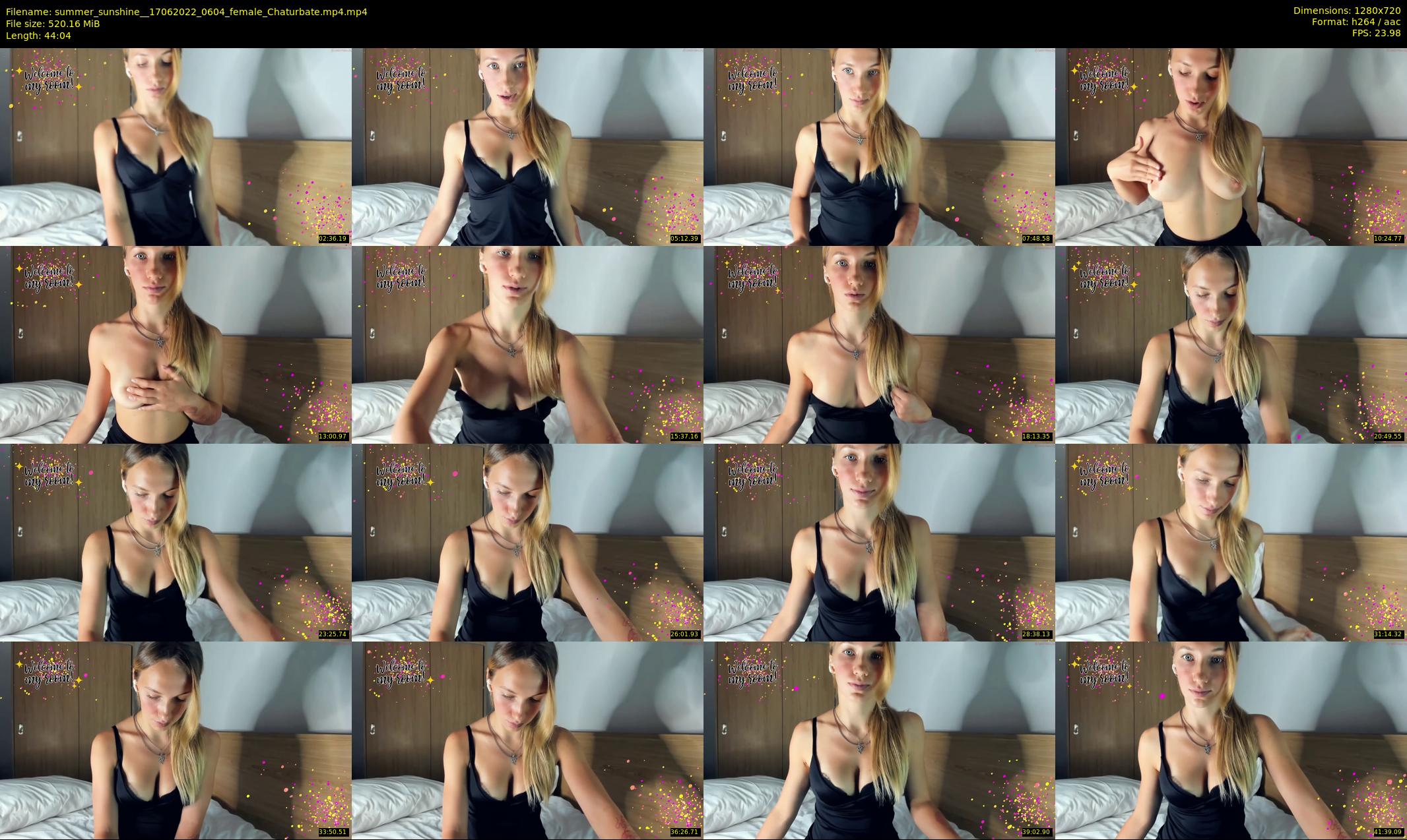 summer_sunshine_ — 45 minute Chaturbate female cam show recording, 720p, Jun 17, 2022