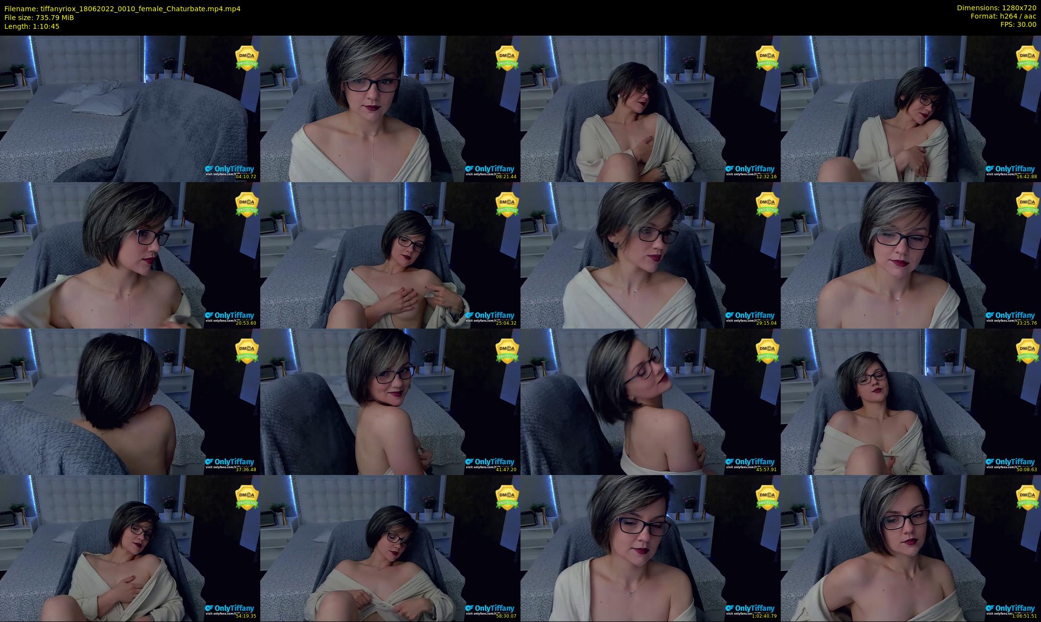 tiffanyriox — 71 minute Chaturbate female cam show recording, 720p, Jun 18, 2022