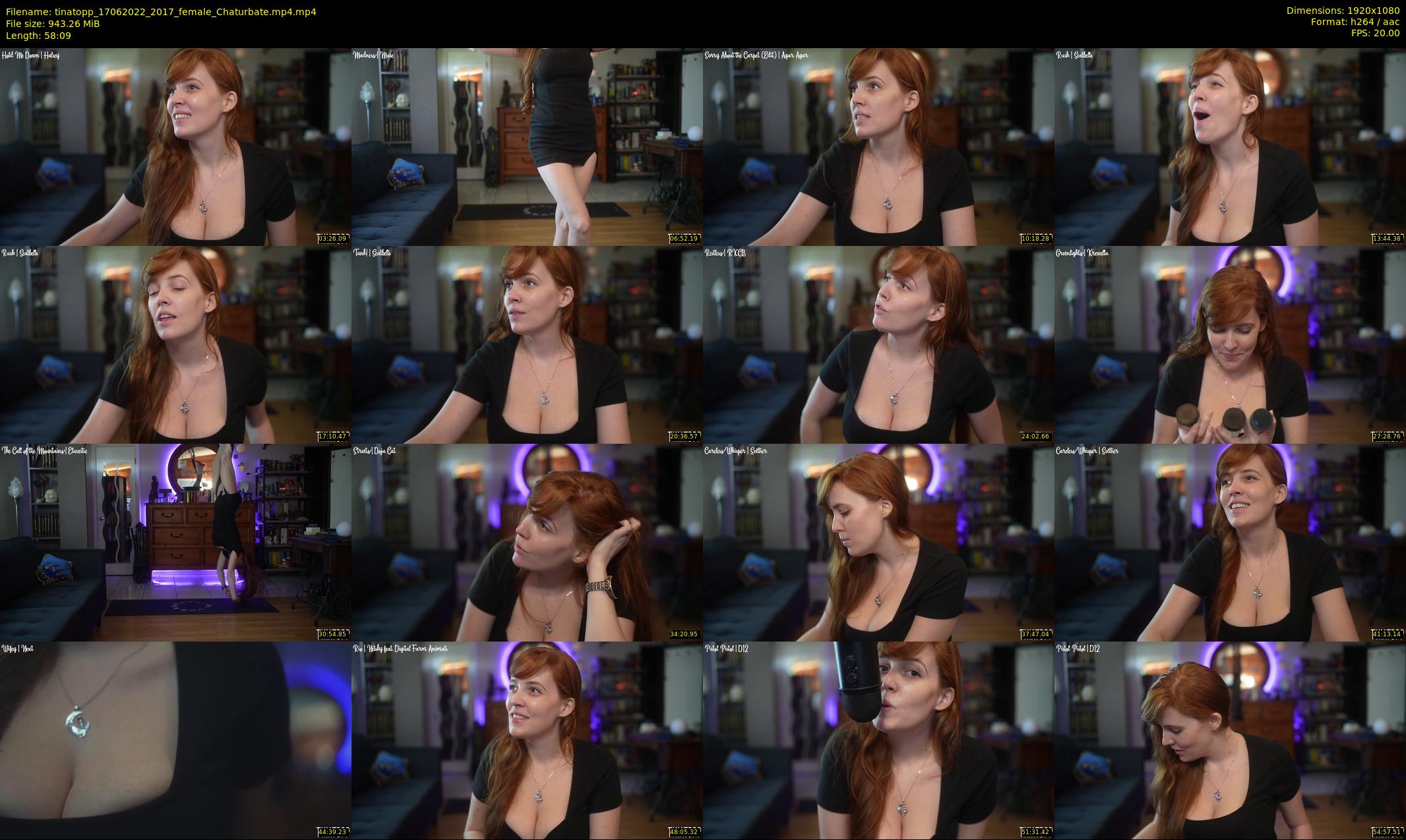 tinatopp — 59 minute Chaturbate female cam show recording, 1080p, Jun 17, 2022