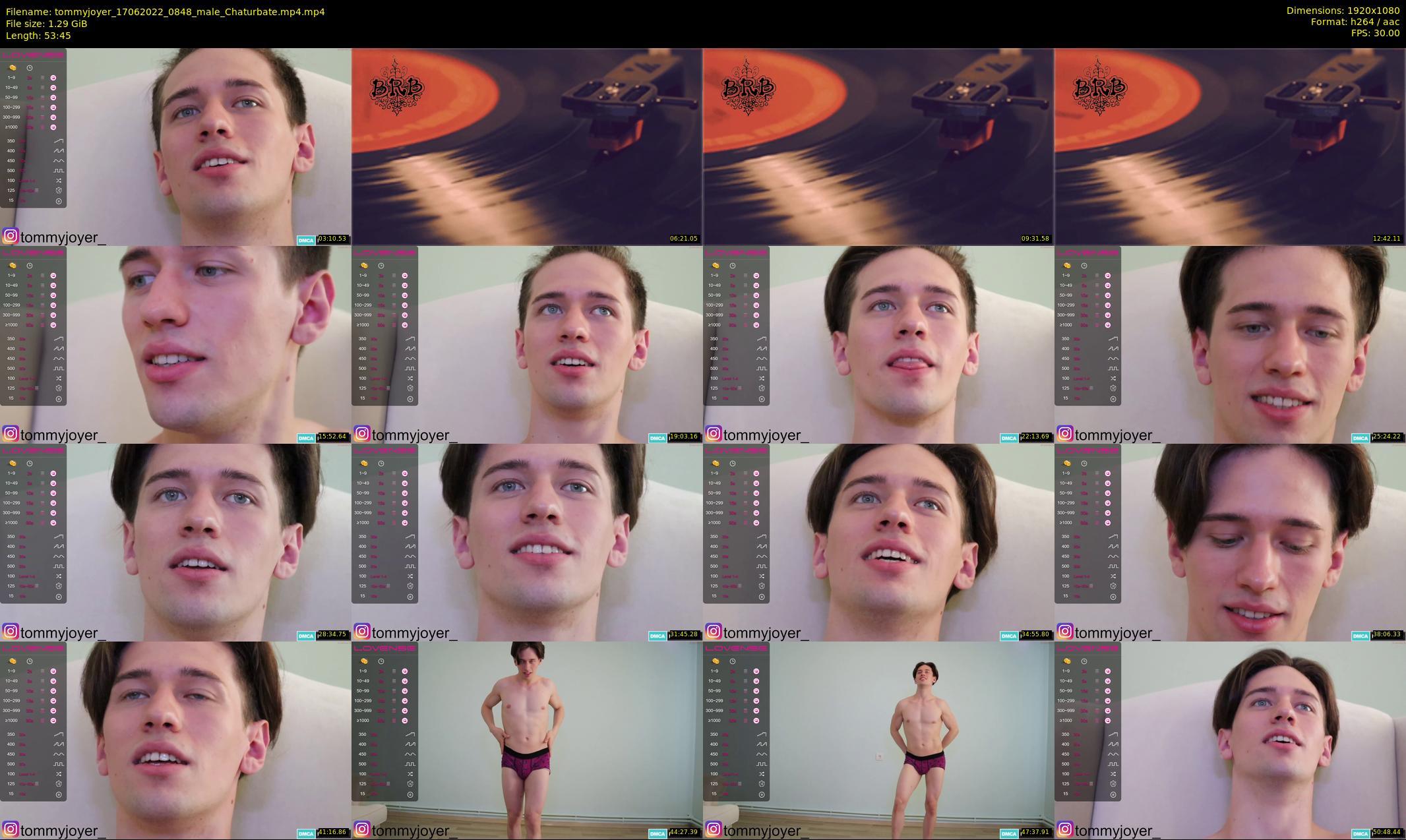 tommyjoyer — 54 minute Chaturbate male cam show recording, 1080p, Jun 17, 2022