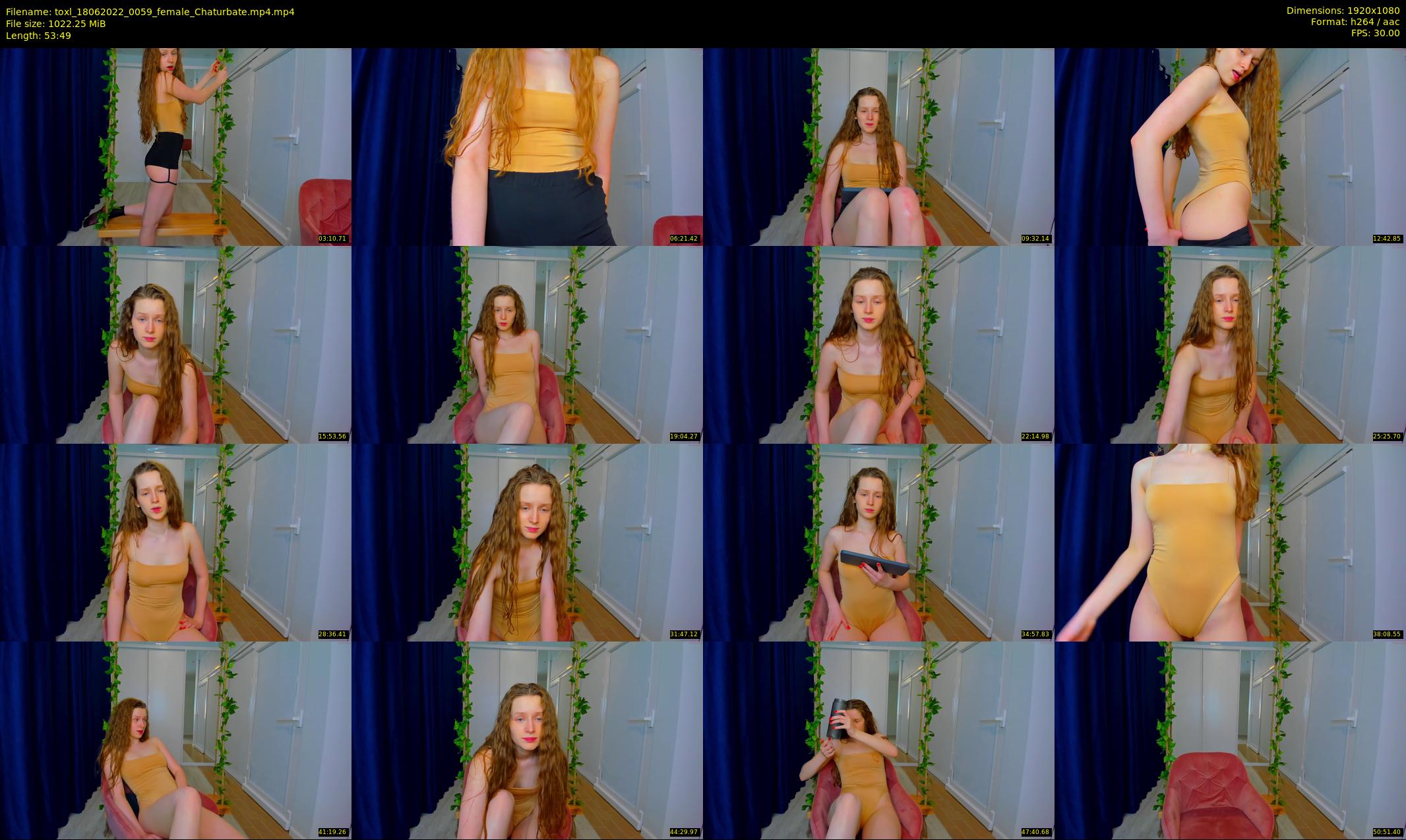toxl — 54 minute Chaturbate female cam show recording, 1080p, Jun 18, 2022