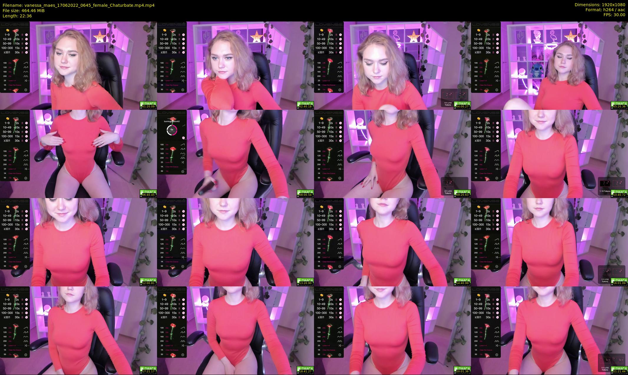 vanessa_maes — 23 minute Chaturbate female cam show recording, 1080p, Jun 17, 2022
