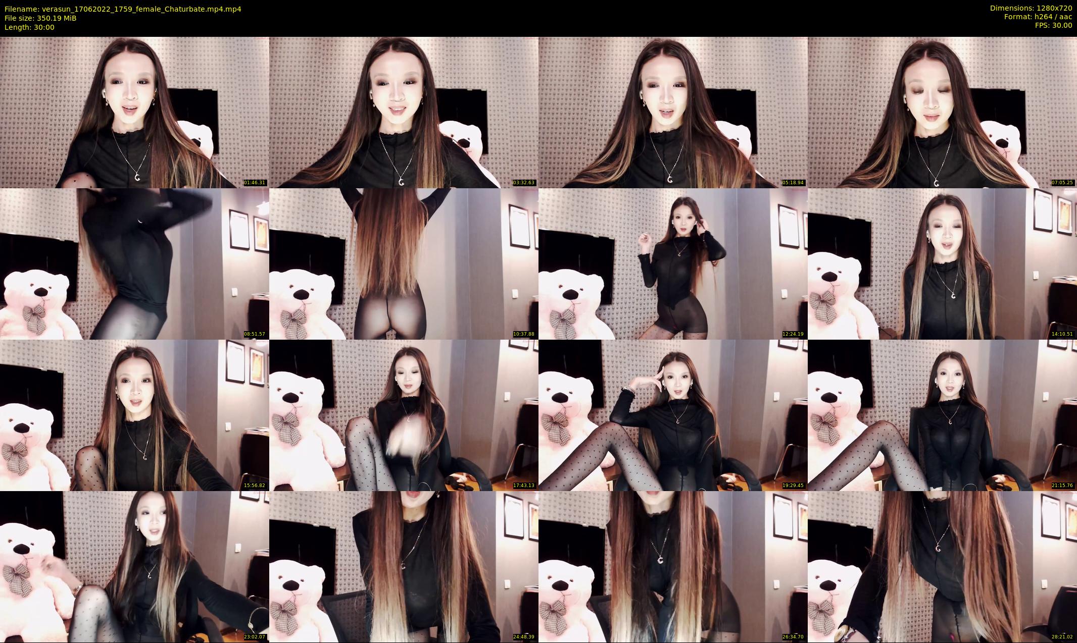 verasun — 30 minute Chaturbate female cam show recording, 720p, Jun 17, 2022