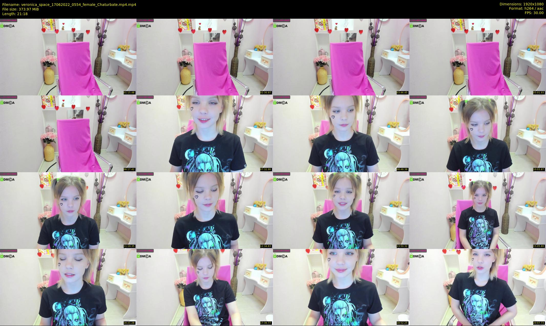 veronica_space — 22 minute Chaturbate female cam show recording, 1080p, Jun 17, 2022