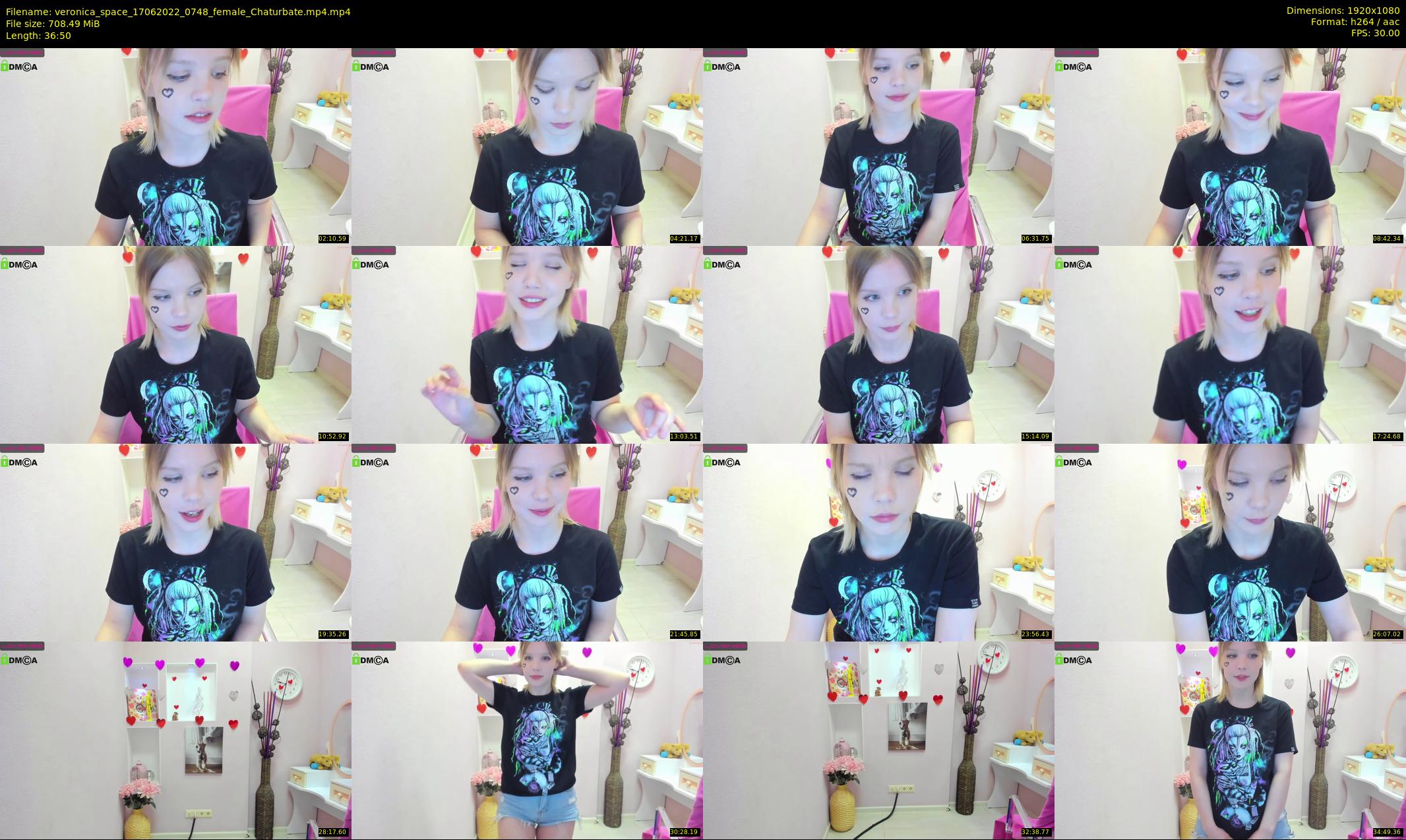 veronica_space — 37 minute Chaturbate female cam show recording, 1080p, Jun 17, 2022