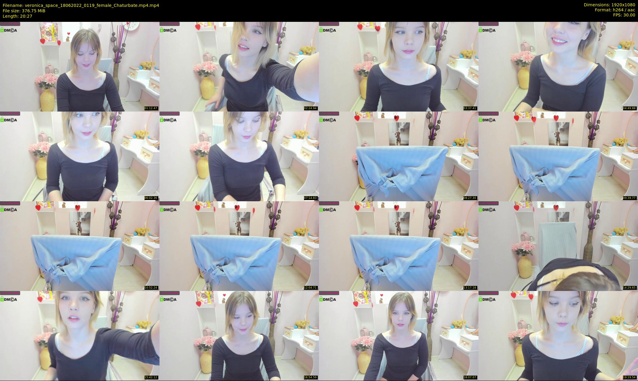 veronica_space — 21 minute Chaturbate female cam show recording, 1080p, Jun 18, 2022