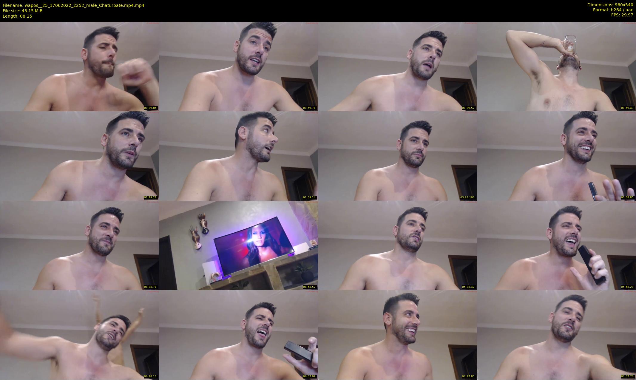 wapos__25 — 9 minute Chaturbate male cam show recording, 480p, Jun 17, 2022
