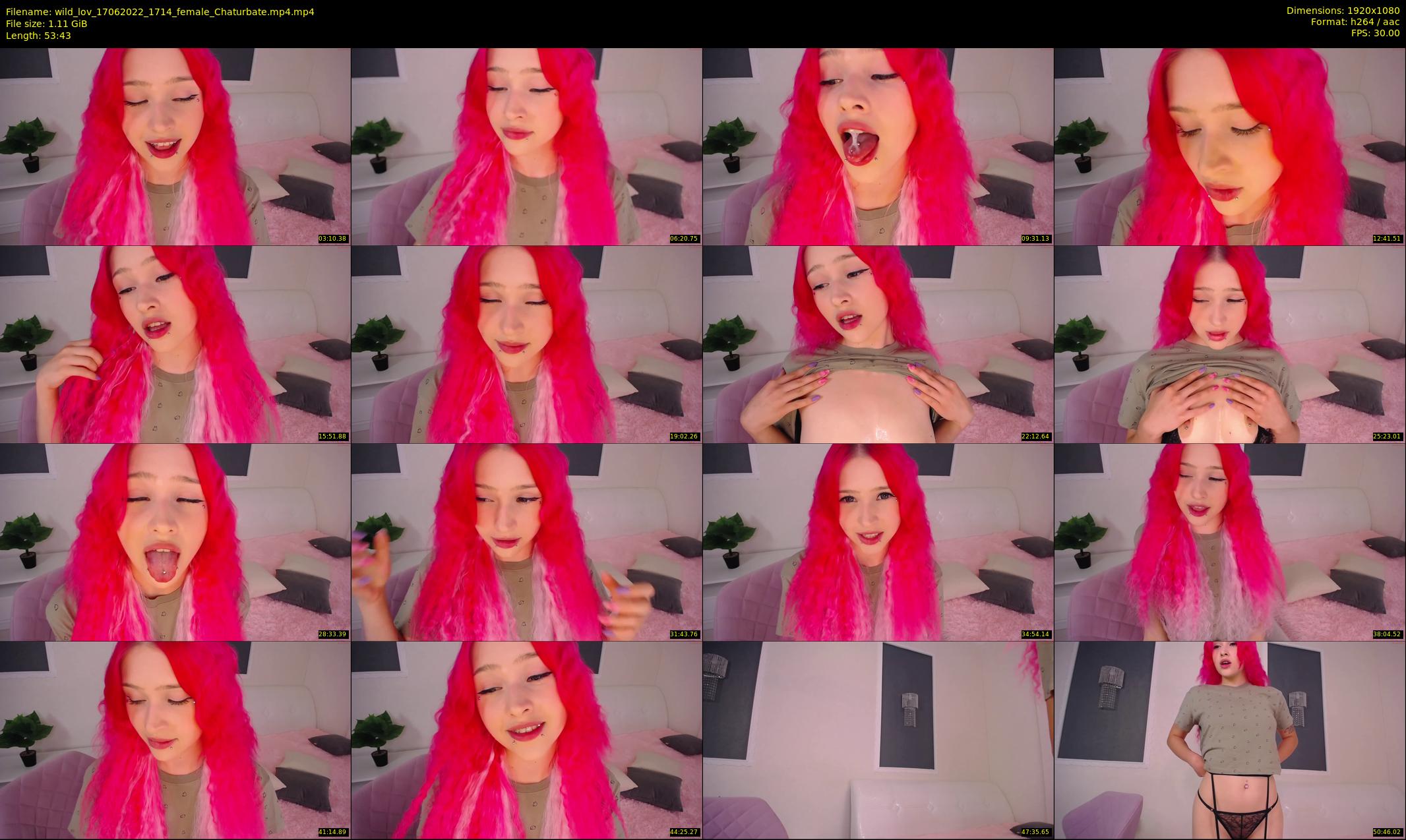 wild_lov — 54 minute Chaturbate female cam show recording, 1080p, Jun 17, 2022
