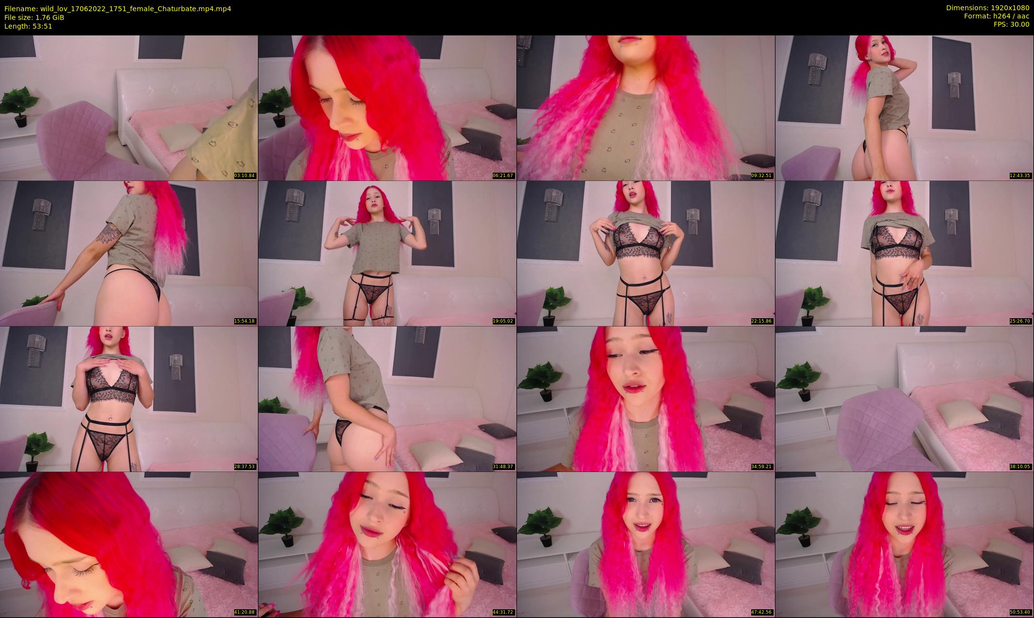 wild_lov — 54 minute Chaturbate female cam show recording, 1080p, Jun 17, 2022