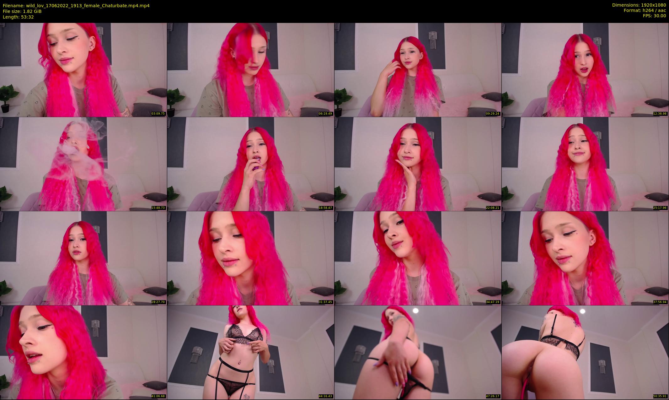 wild_lov — 54 minute Chaturbate female cam show recording, 1080p, Jun 17, 2022