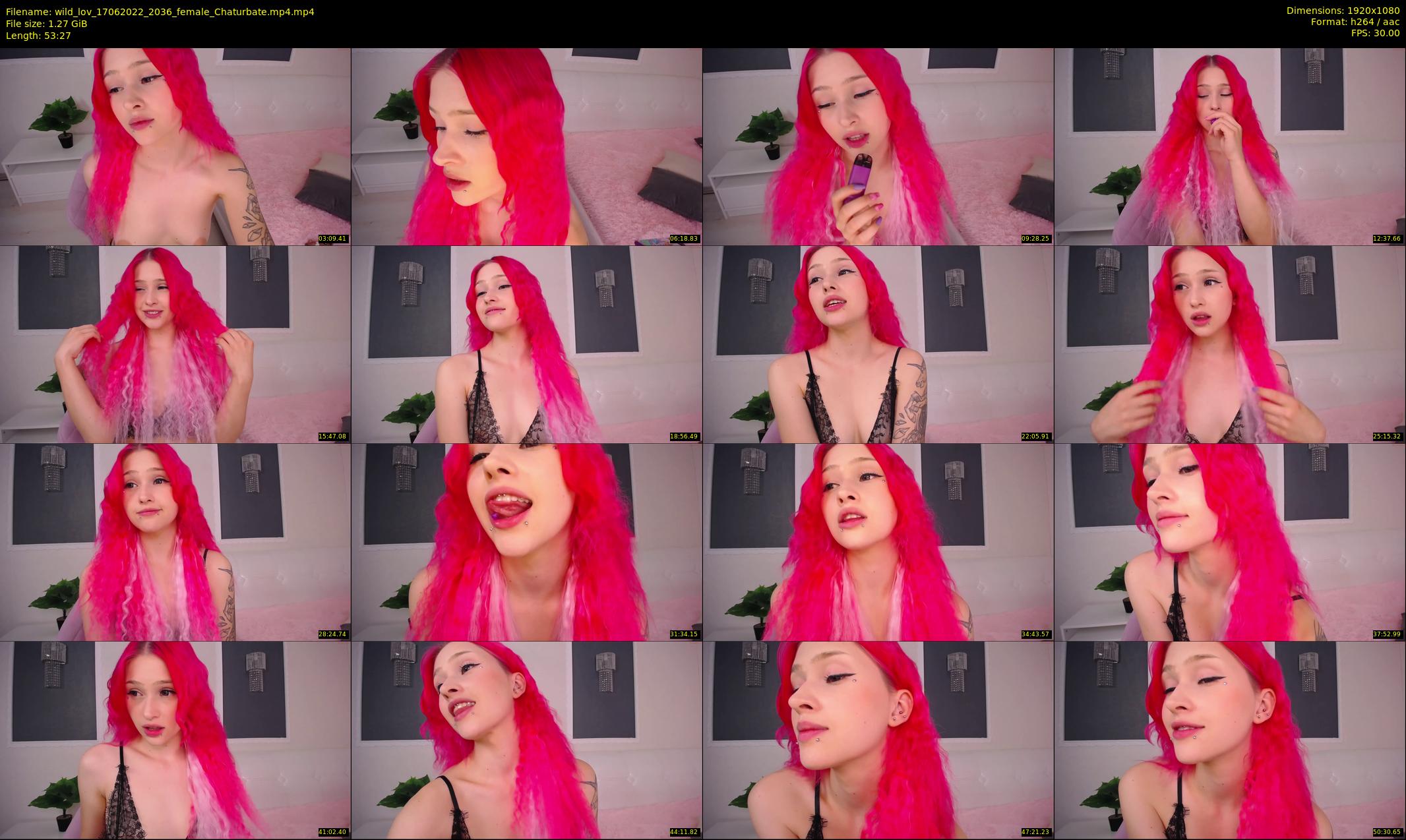 wild_lov — 54 minute Chaturbate female cam show recording, 1080p, Jun 17, 2022