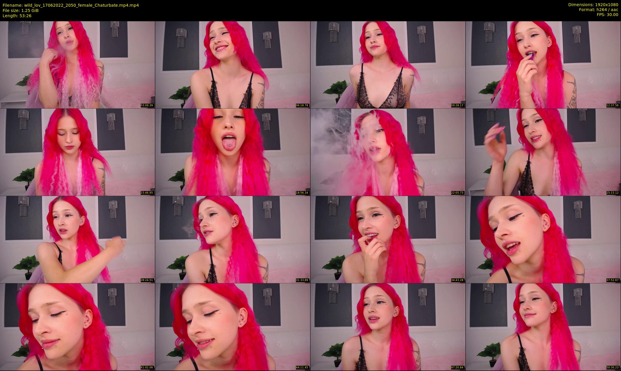 wild_lov — 54 minute Chaturbate female cam show recording, 1080p, Jun 17, 2022