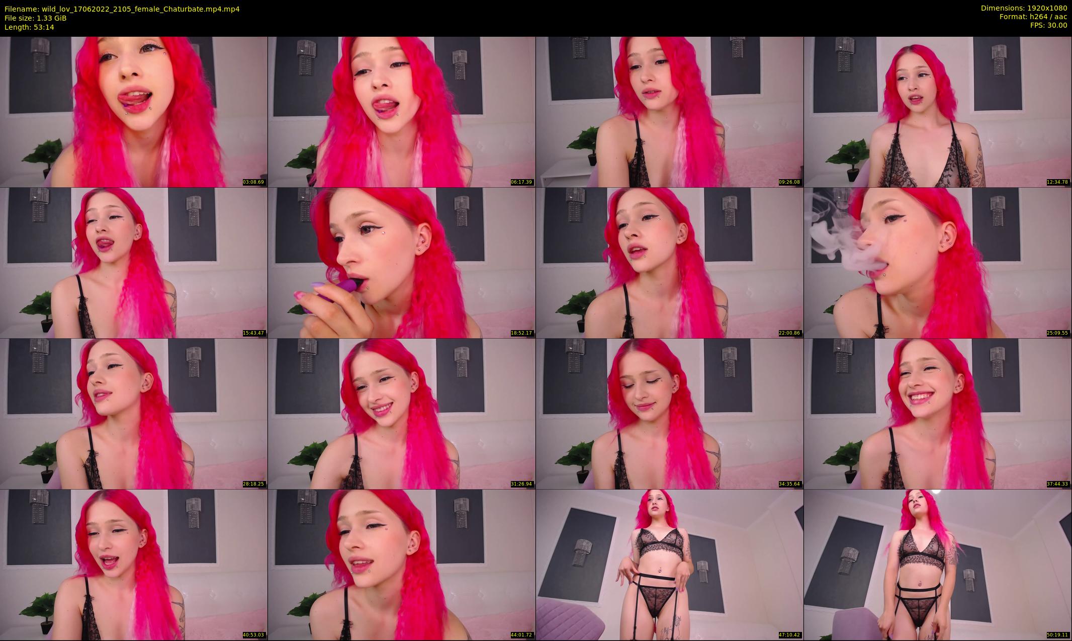 wild_lov — 54 minute Chaturbate female cam show recording, 1080p, Jun 17, 2022