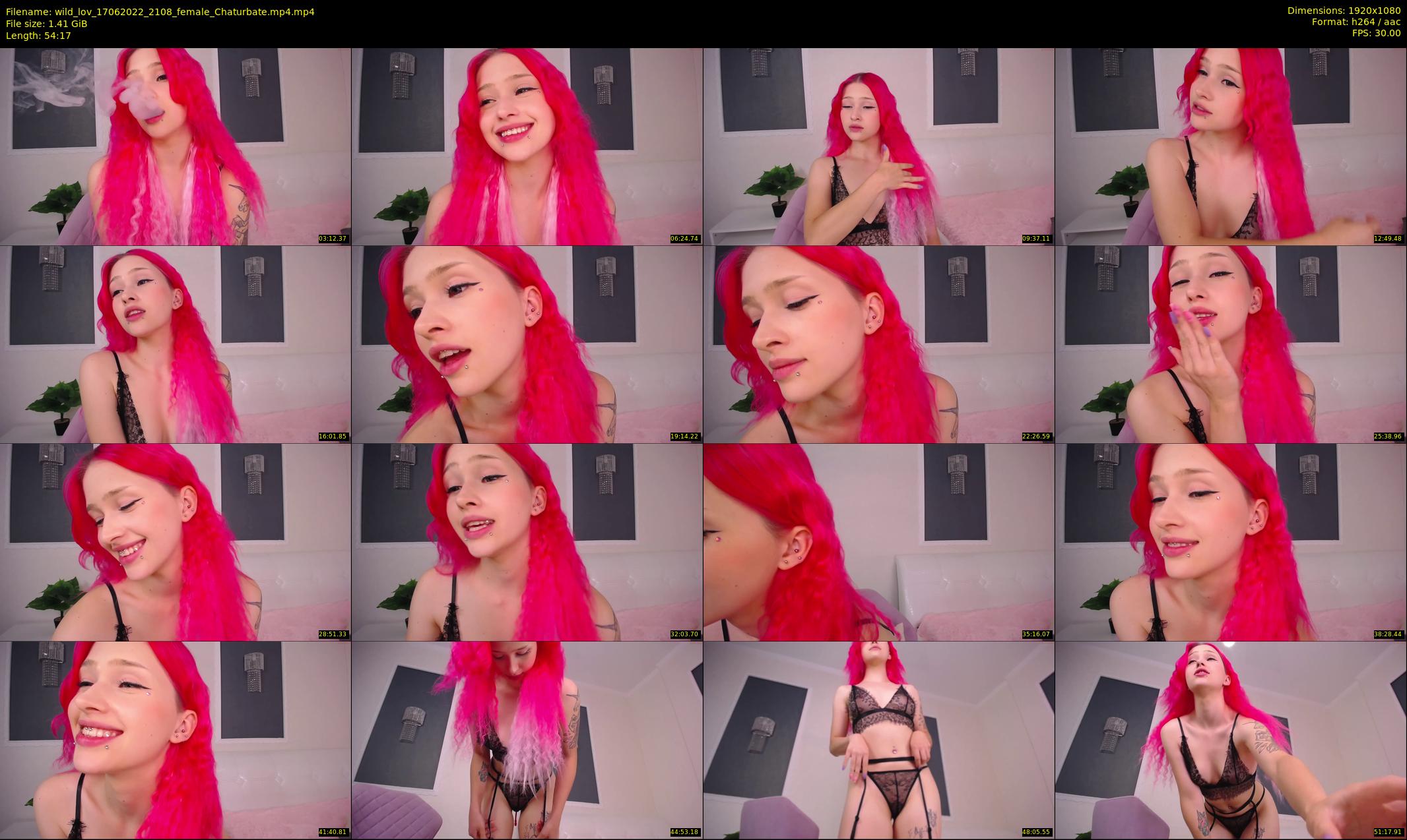 wild_lov — 55 minute Chaturbate female cam show recording, 1080p, Jun 17, 2022