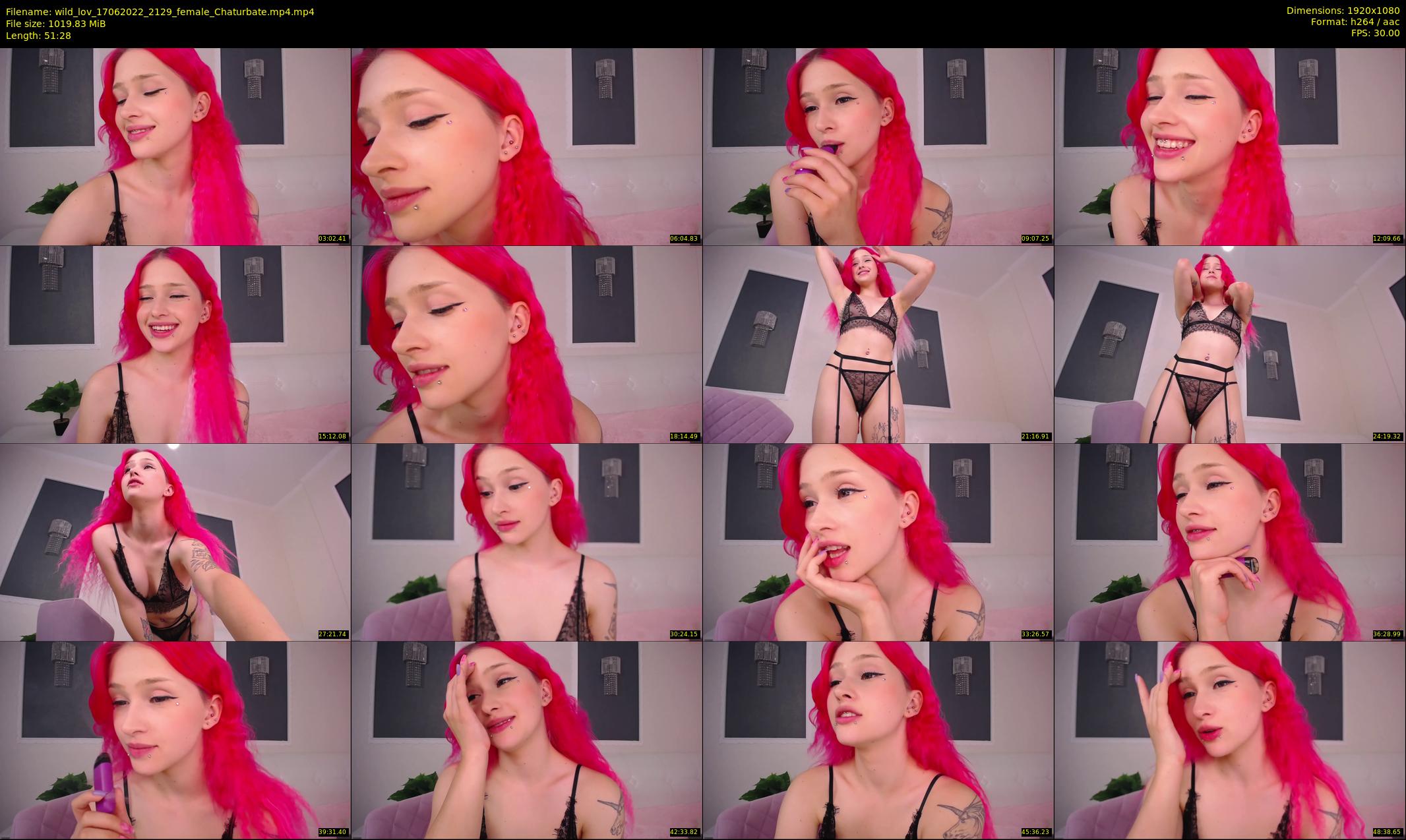 wild_lov — 52 minute Chaturbate female cam show recording, 1080p, Jun 17, 2022