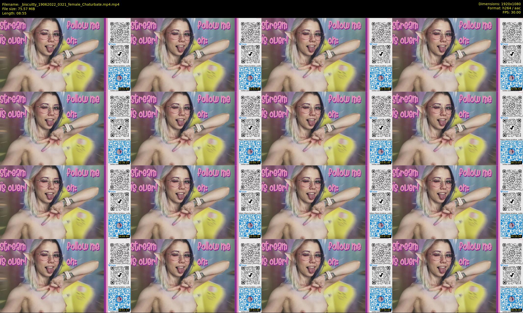 _biscuitty — 9 minute Chaturbate female cam show recording, 1080p, Jun 19, 2022
