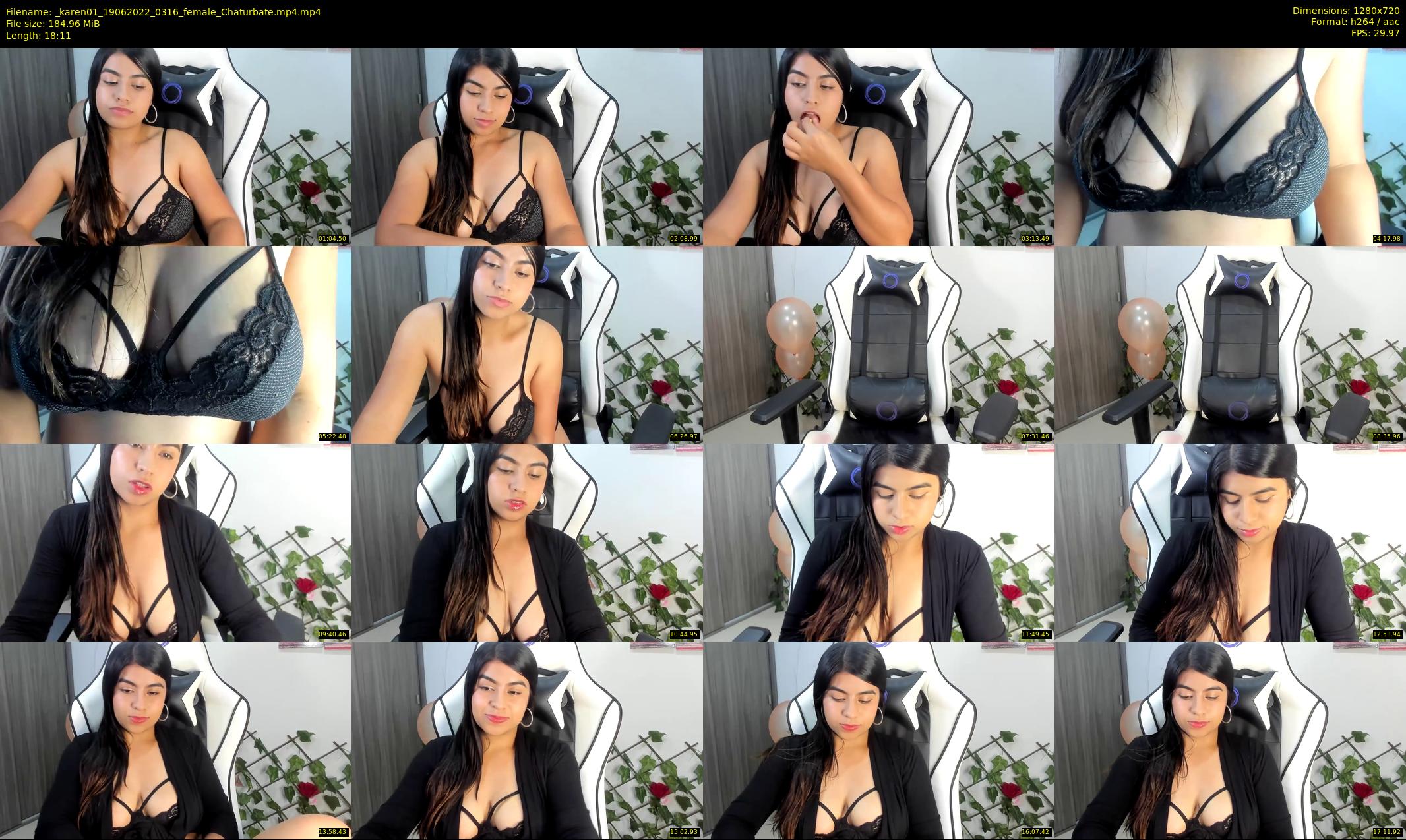 _karen01 — 19 minute Chaturbate female cam show recording, 720p, Jun 19, 2022